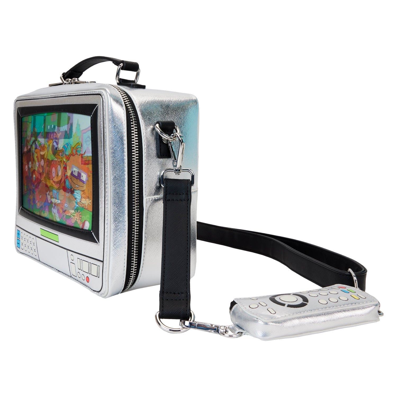Loungefly x Nickelodeon Retro TV Triple Lenticular Crossbody Bag - GeekCore