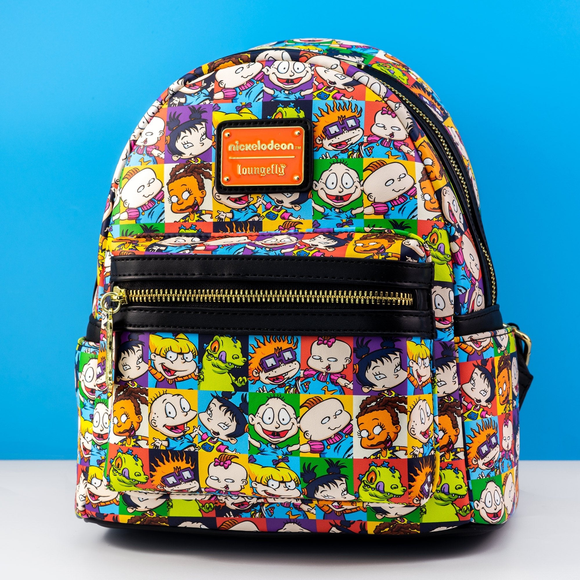 Backpack Bag Rugrats Loungefly x Nickelodeon Rugrats Character Tile Print Mini Backpack ...