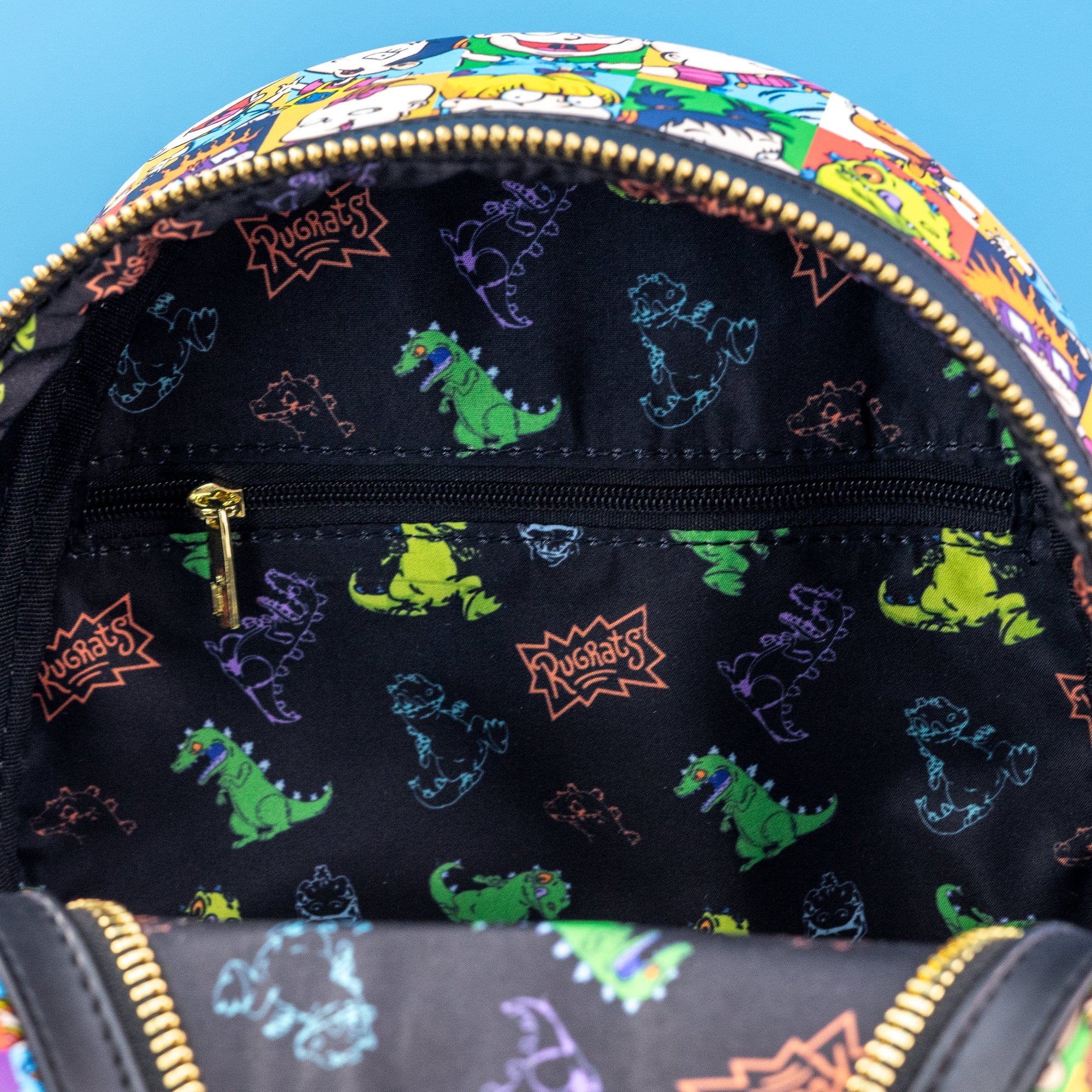 Backpack Bag Rugrats Loungefly x Nickelodeon Rugrats Character Tile Print Mini Backpack ...