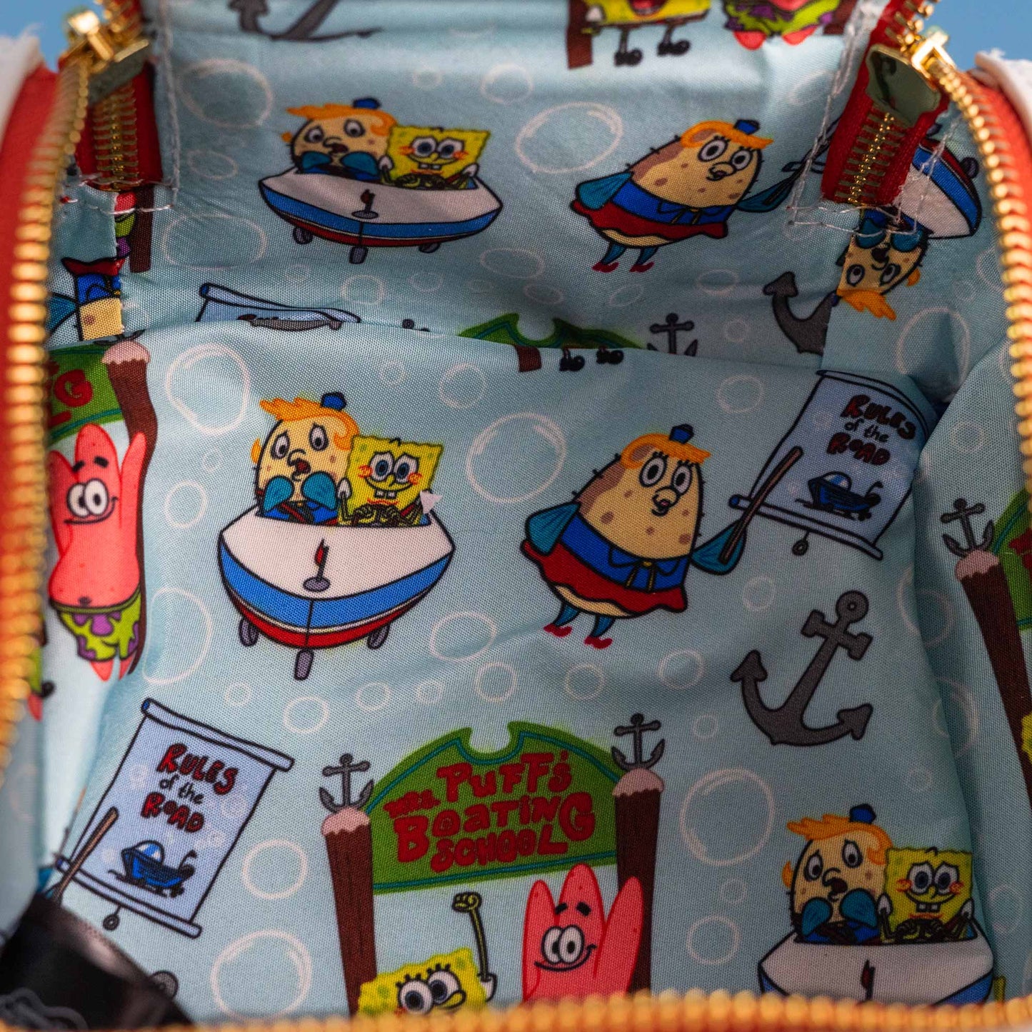 Loungefly x Nickelodeon SpongeBob Squarepants Mrs. Puff’s Boating School Figural Crossbody - GeekCore