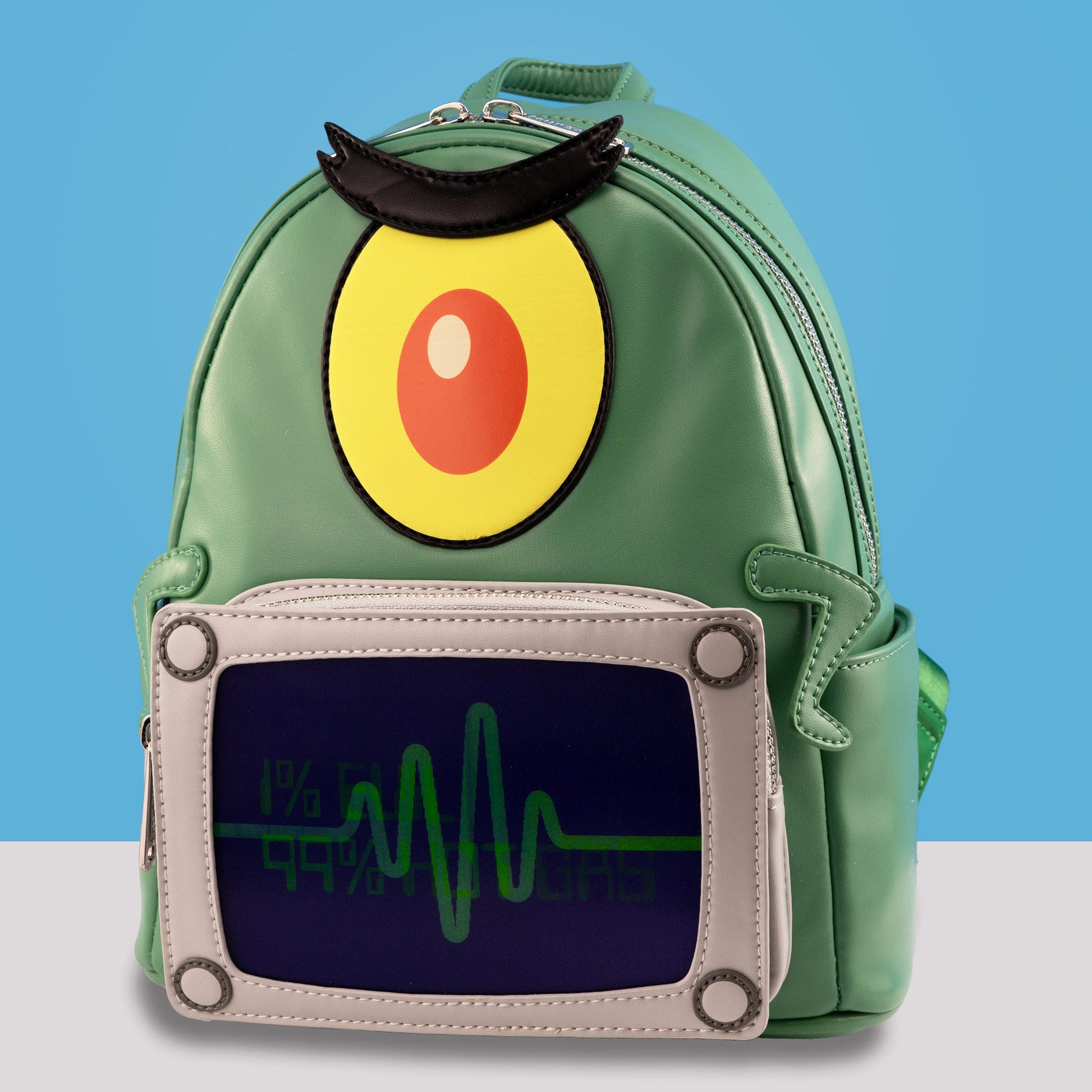 Loungefly x Nickelodeon SpongeBob Squarepants Plankton Cosplay Mini Backpack - GeekCore