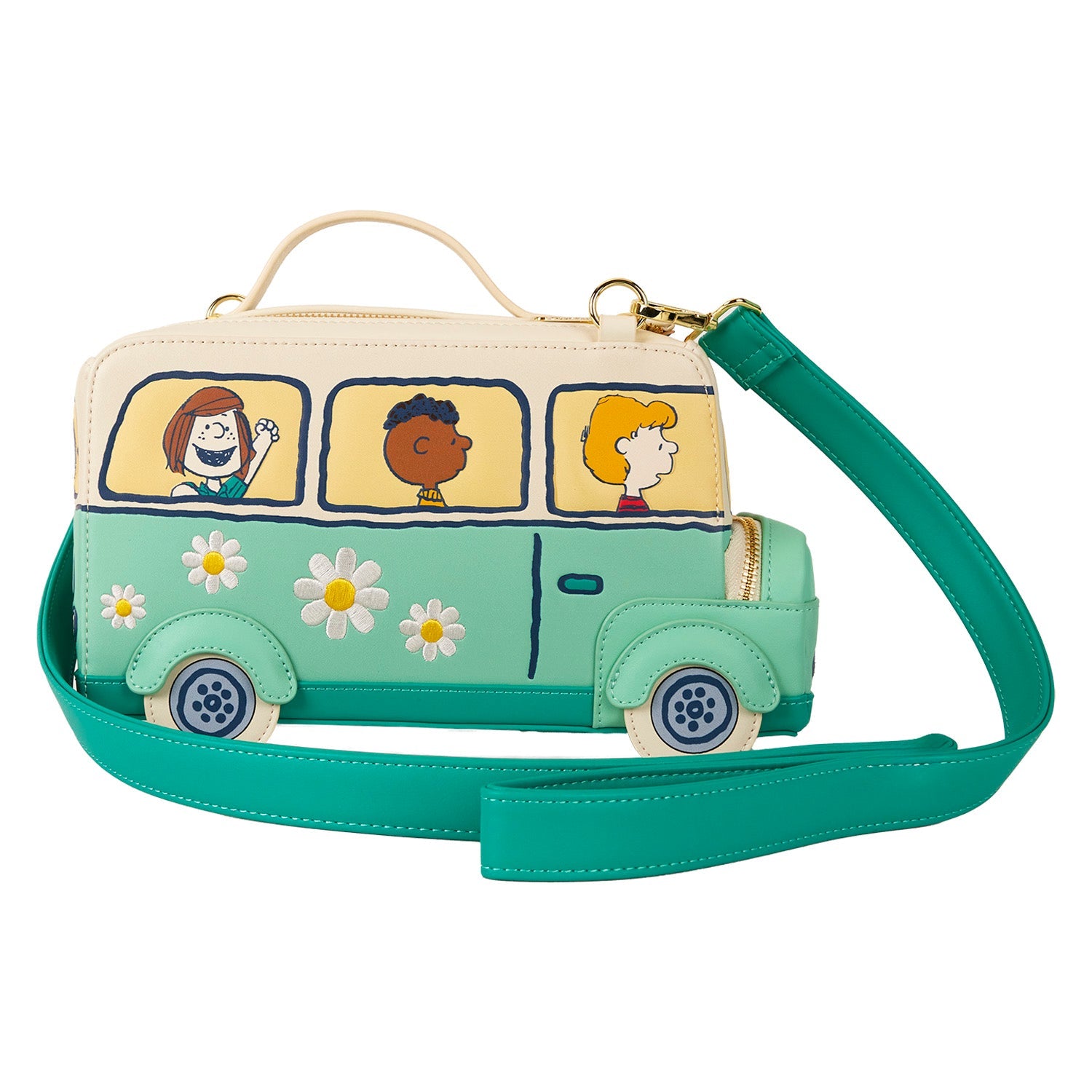Loungefly x Peanuts Road Trip Bus Crossbody Bag - GeekCore