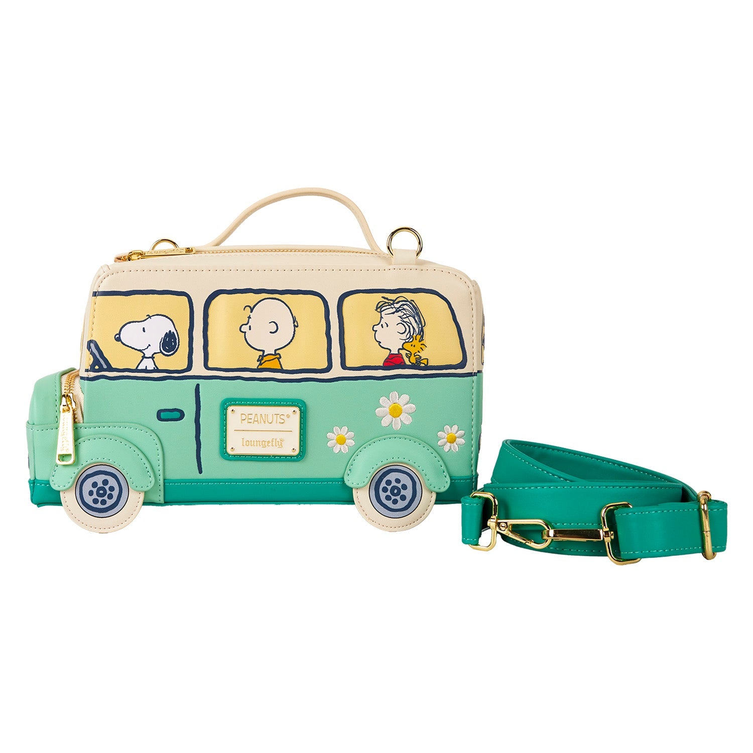 Loungefly x Peanuts Road Trip Bus Crossbody Bag - GeekCore