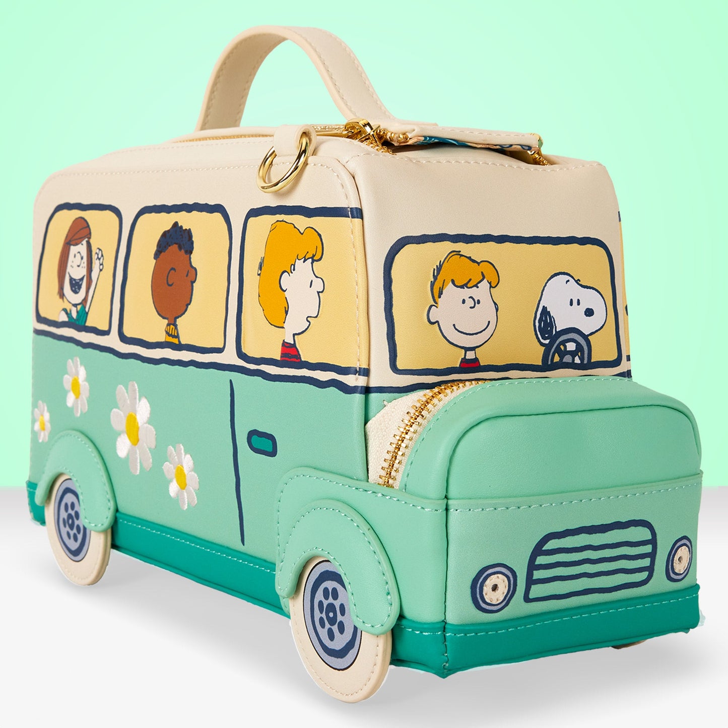 Loungefly x Peanuts Road Trip Bus Crossbody Bag - GeekCore