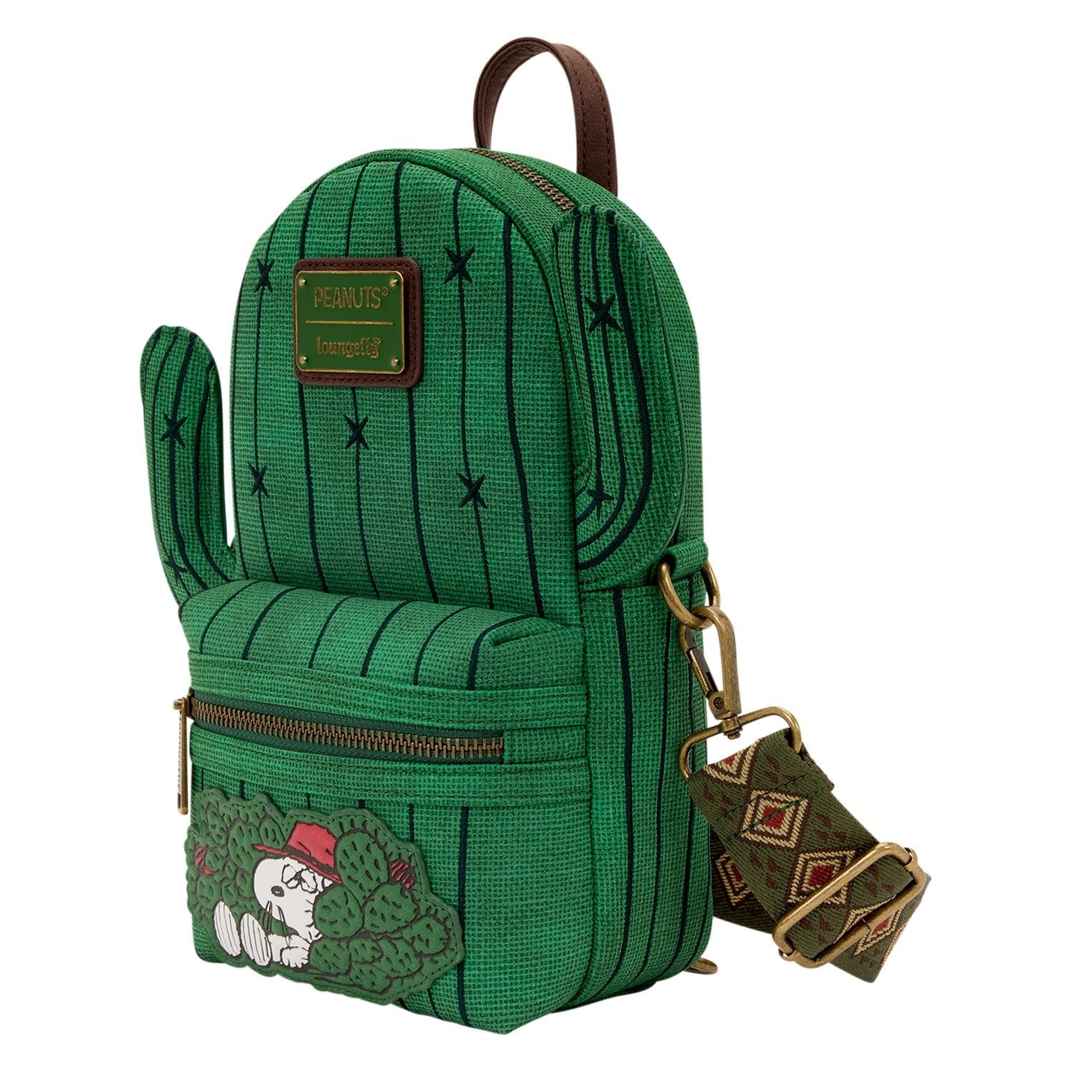 Loungefly x Peanuts Spike Desert Cactus Sling Crossbody Bag - GeekCore