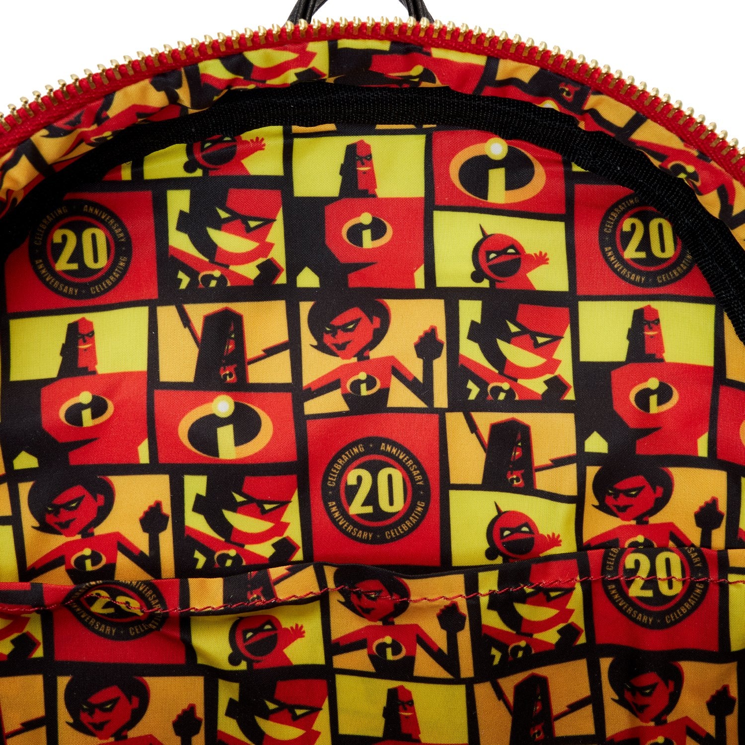 Loungefly x Pixar The Incredibles 20th Anniversary Light Up Cosplay Mini Backpack - GeekCore