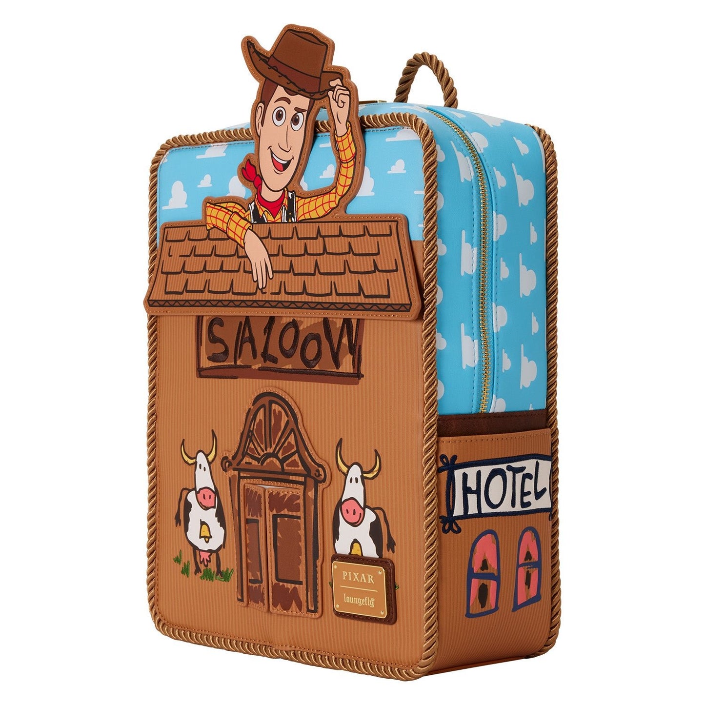 Loungefly x Pixar Toy Story 30th Anniversary Woody Mini Backpack - GeekCore