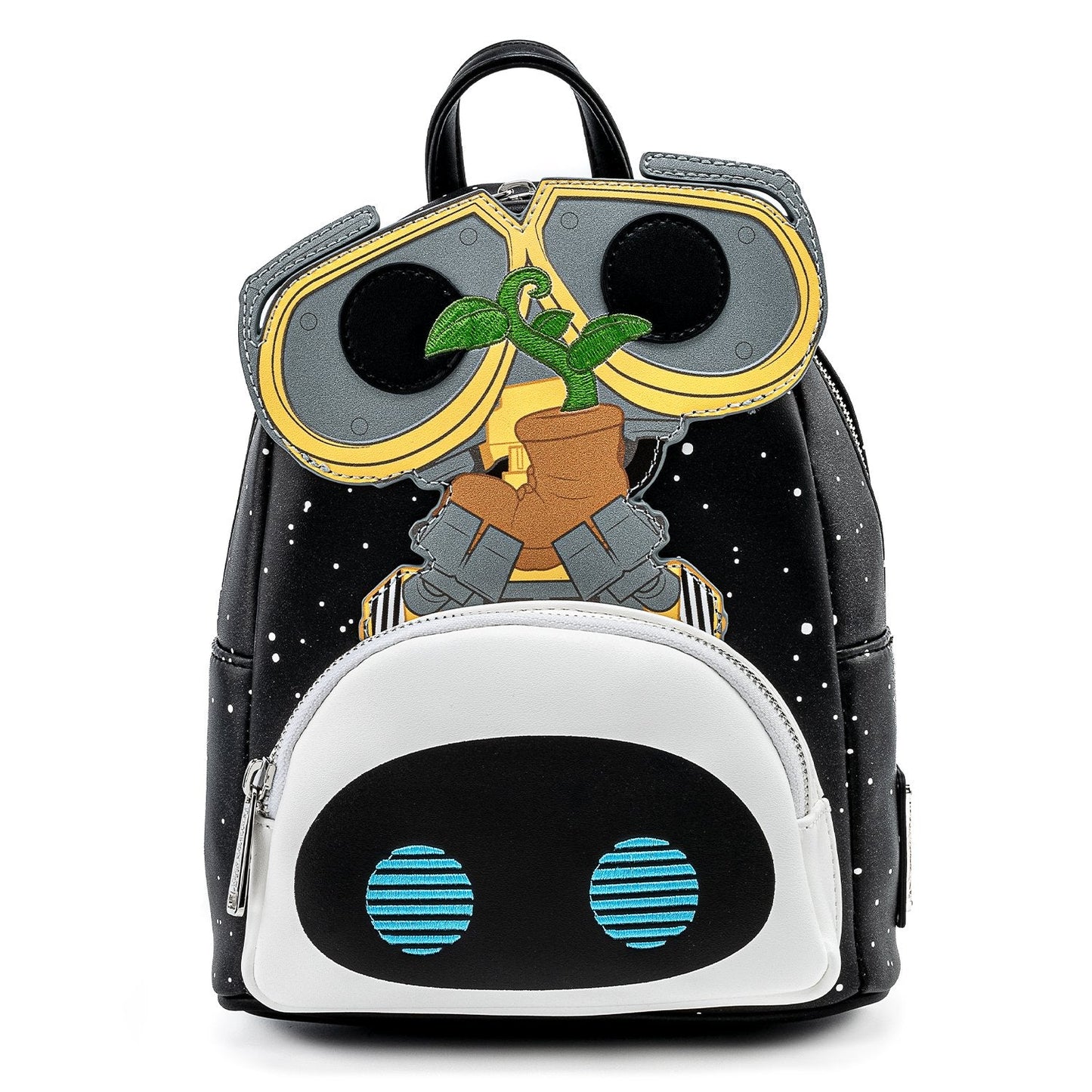 Loungefly x Pixar Wall - E Eve Boot Earth Day Mini Backpack - GeekCore