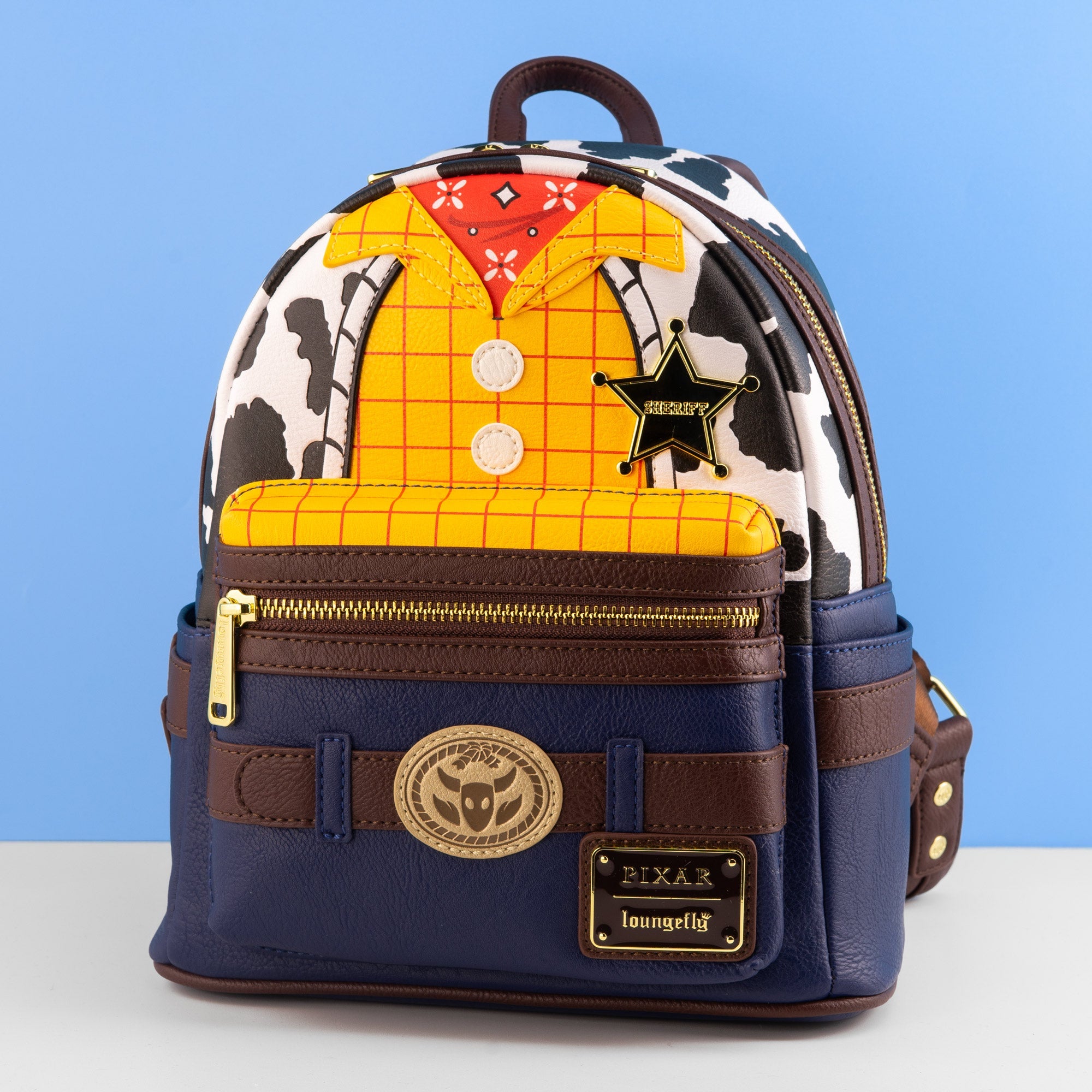Loungefly x Pixar Woody Cosplay Mini Backpack – GeekCore