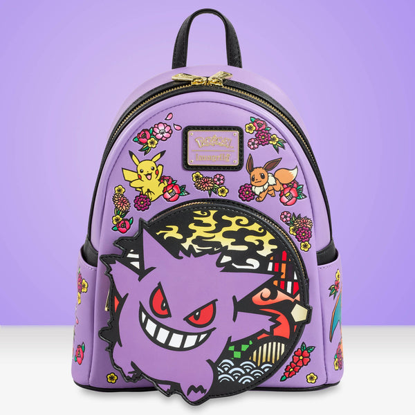 SU ORDINAZIONE Pokemon by Loungefly Mini Backpack Gengar ESAURITO main image 1