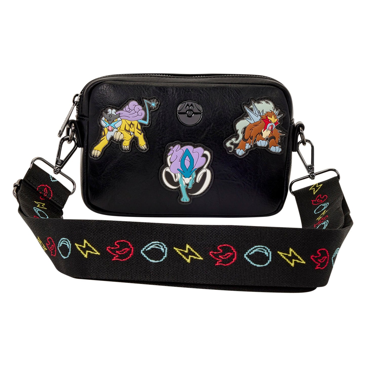Loungefly x Pokémon Legendary Beasts Sling Crossbody Bag With Coin Bag - GeekCore