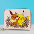 Loungefly x Pokemon Pikachu & Eevee Floral Pokeball Wallet - GeekCore