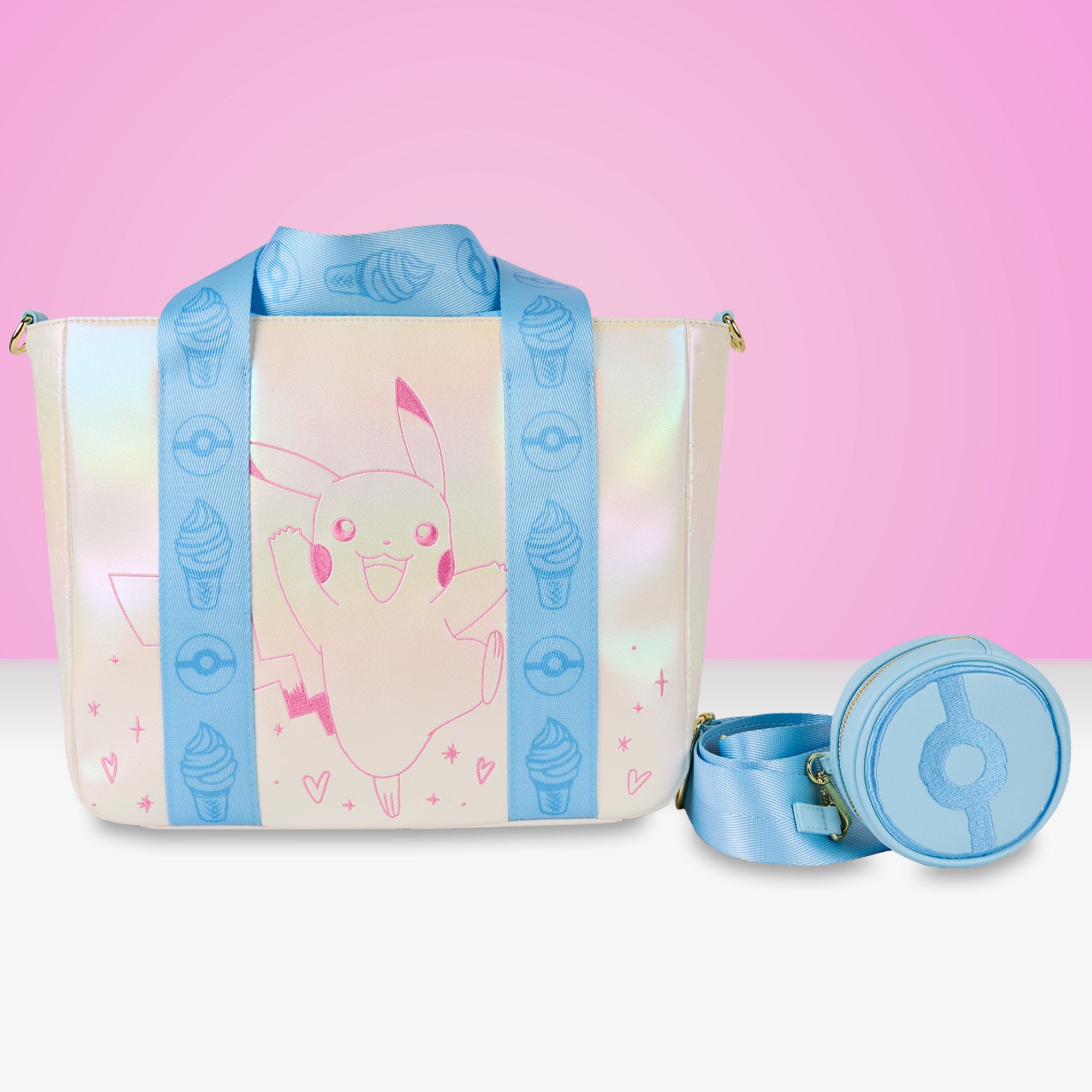 Loungefly x Pokemon Pikachu Tote Bag with Coin Bag - GeekCore