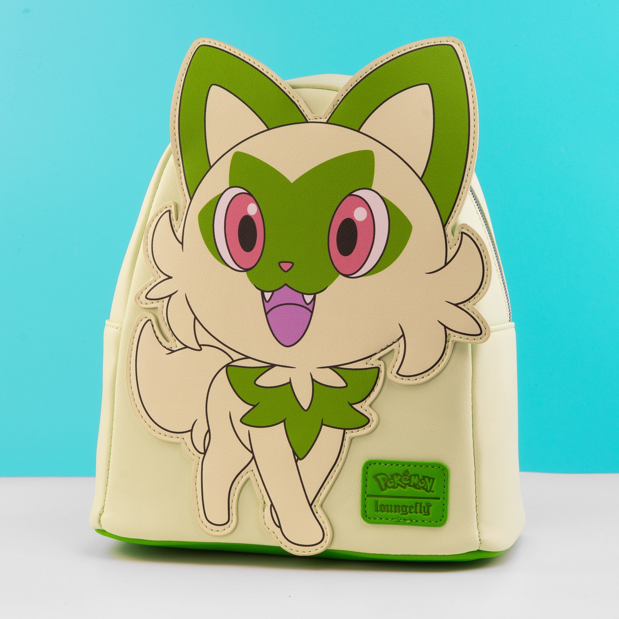 Loungefly x Pokemon Sprigatito Figural Collection Mini Backpack