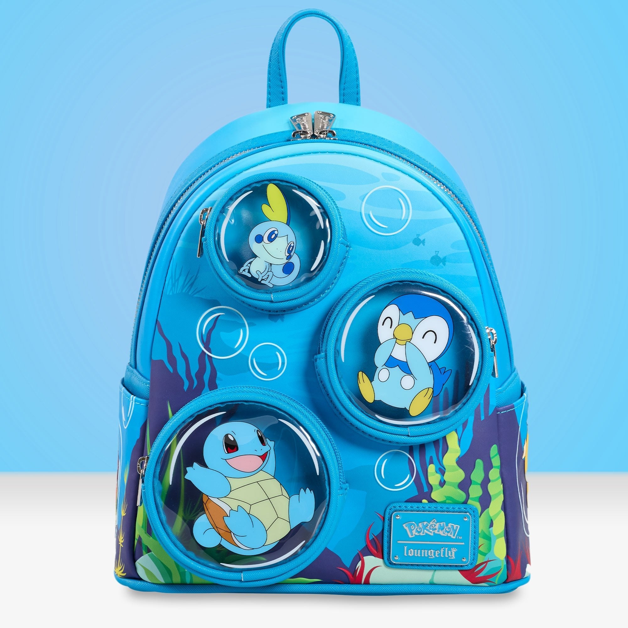 Loungefly x Pokemon Water Type Bubbles Mini Backpack - GeekCore