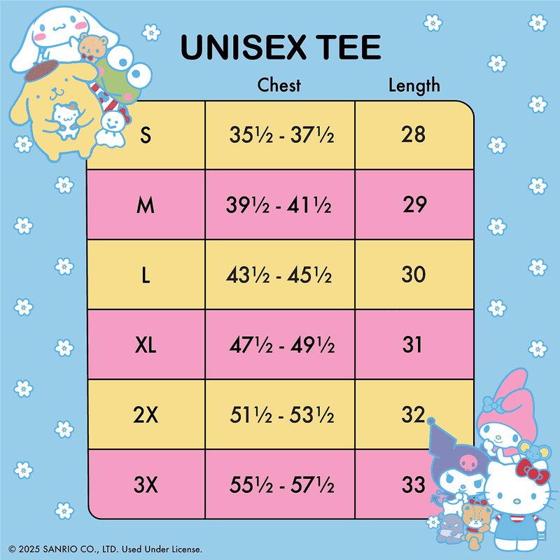 Loungefly x Sanrio & Friends Unisex Tee - GeekCore