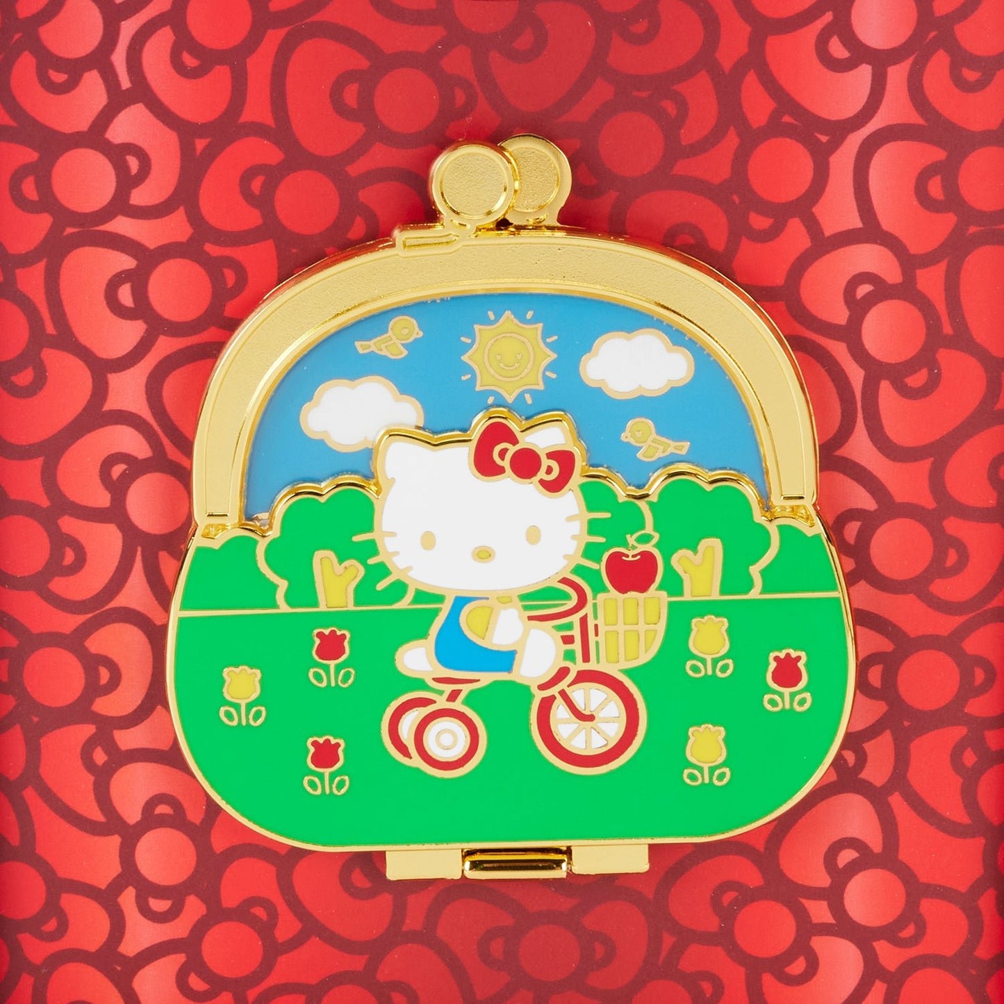 Loungefly x Sanrio Hello Kitty 50th Anniversary Coin Bag 3 Inch Pin - GeekCore