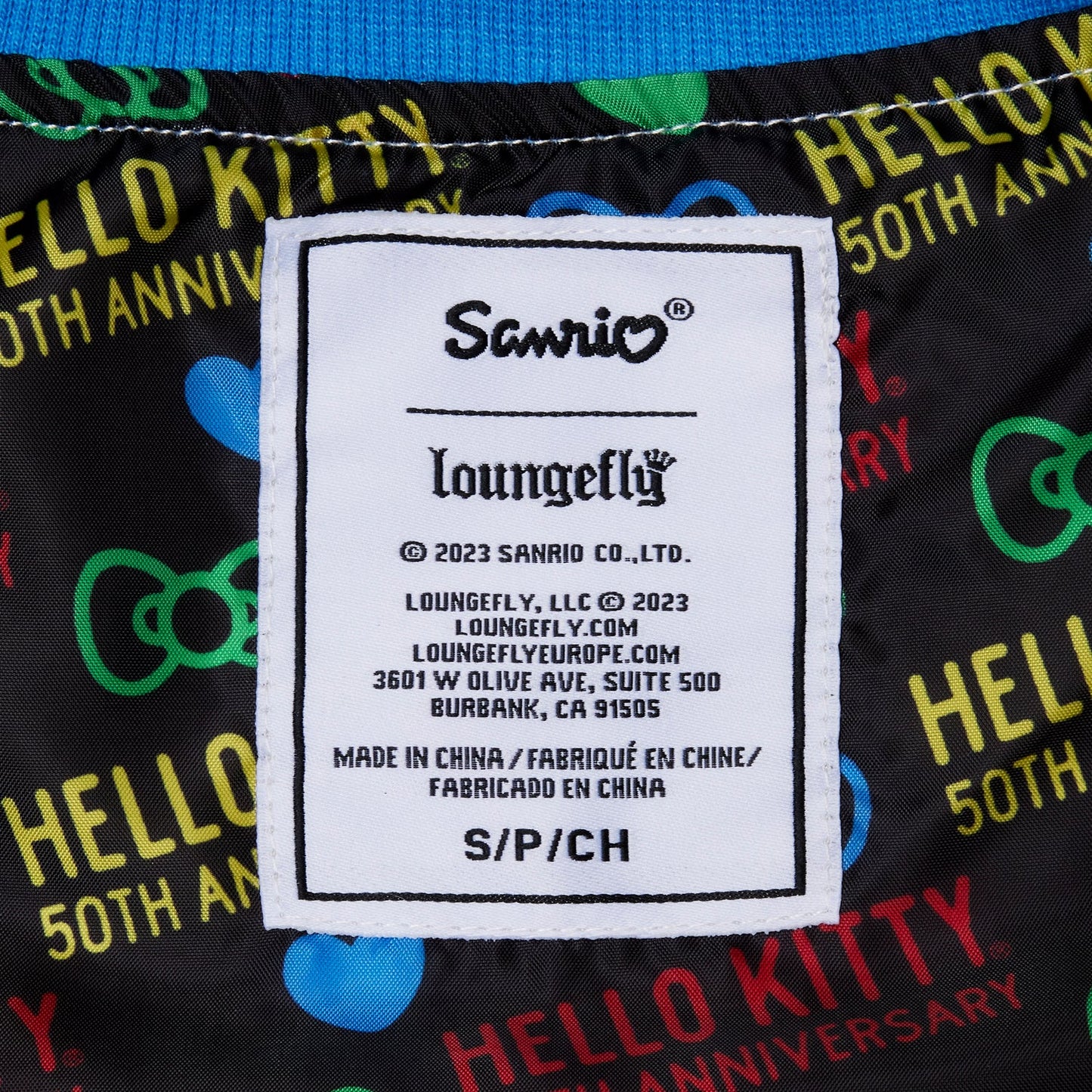 Loungefly x Sanrio Hello Kitty 50th Anniversary Unisex Jacket - GeekCore
