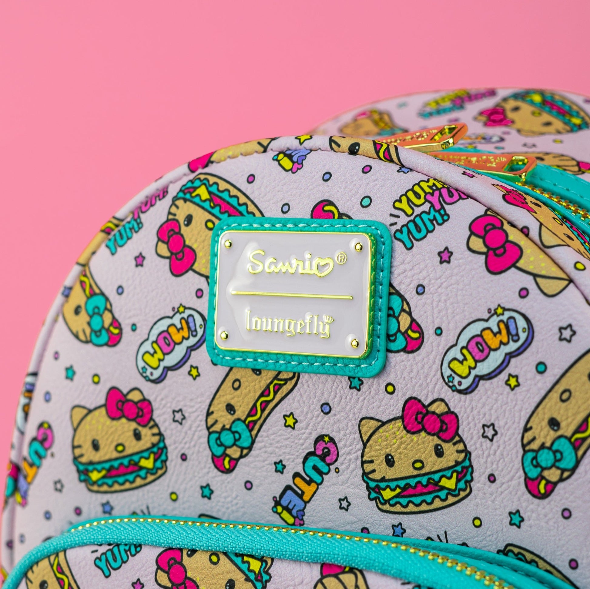 hot dog mini backpack Loungefly x Sanrio Hello Kitty Burger and Hot Dog Print Mini Backpack – GeekCore