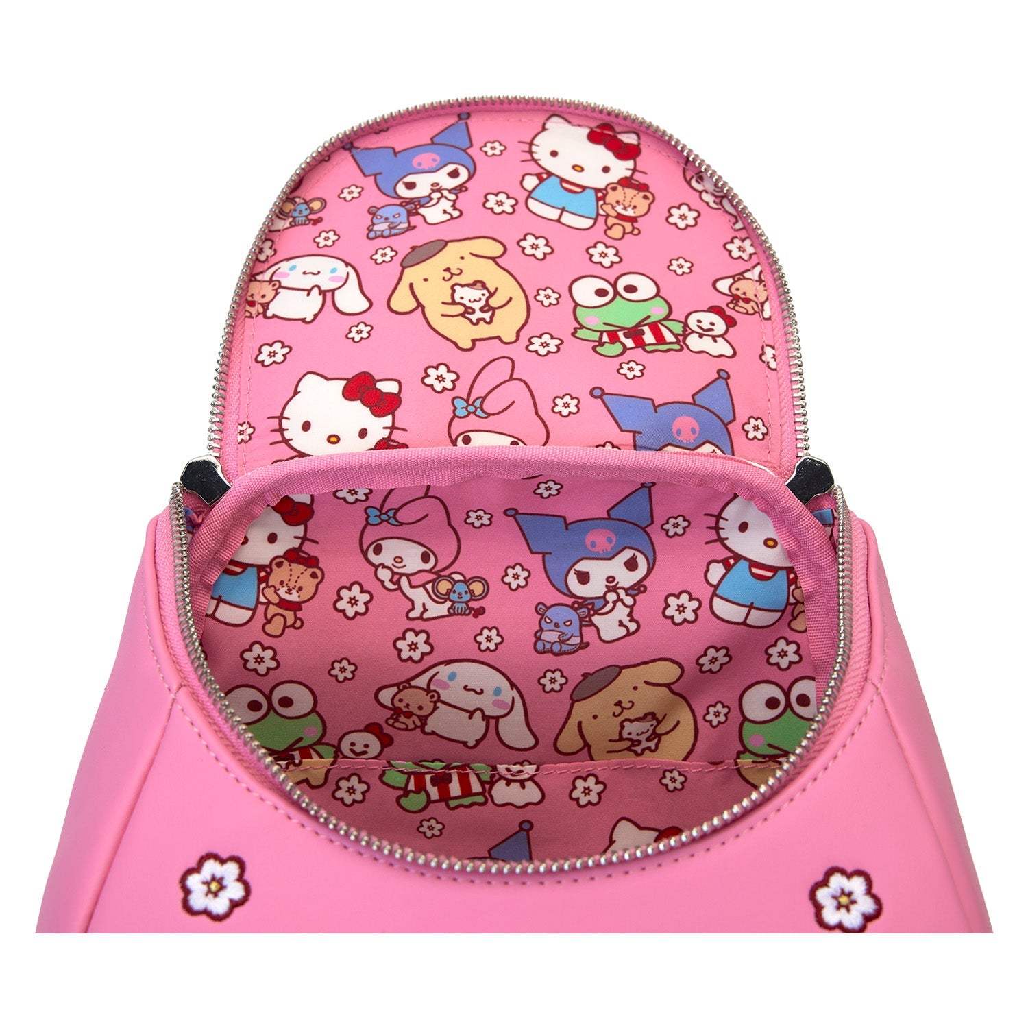 hello kitty loungefly backpack uk Loungefly x Sanrio Hello Kitty & Friends Colour Block Mini Backpack – GeekCore