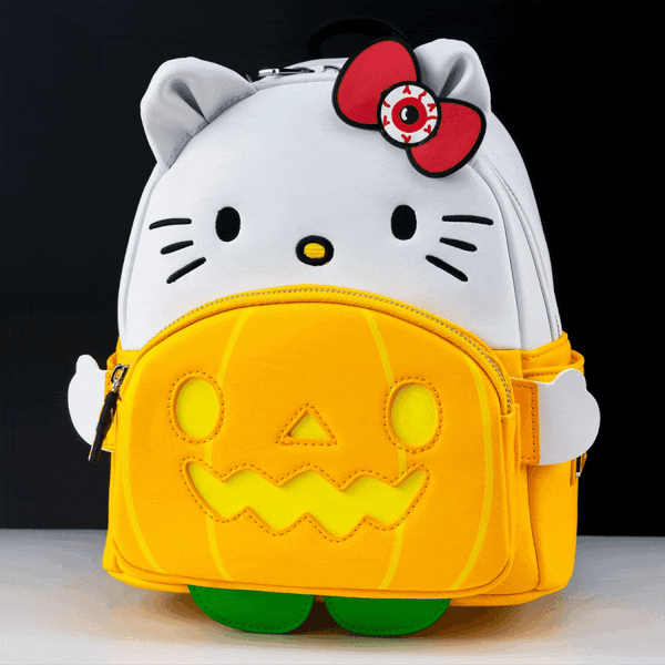 Loungefly x Sanrio Hello Kitty Holding Pumpkin Cosplay Mini Backpack – GeekCore