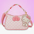 Loungefly x Sanrio Hello Kitty Quilted Crossbody Bag & Bag Charm - GeekCore