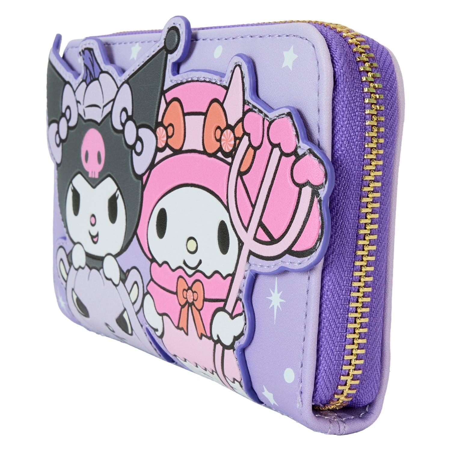 Loungefly x Sanrio Kuromi Pupkin Zip Around Wallet - GeekCore