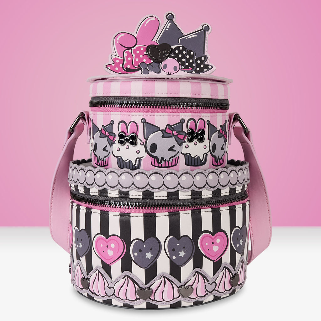 Loungefly x Sanrio My Melody and Kuromi Figural Crossbody Bag - GeekCore