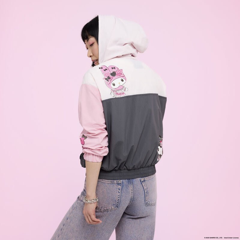Loungefly x Sanrio My Melody And Kuromi Unisex Windbreaker Jacket - GeekCore