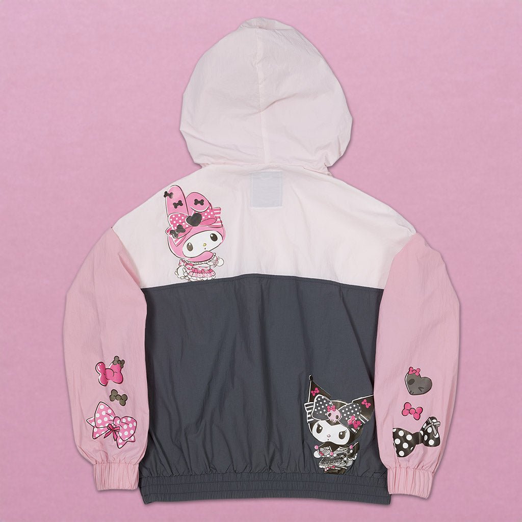 Loungefly x Sanrio My Melody And Kuromi Unisex Windbreaker Jacket - GeekCore