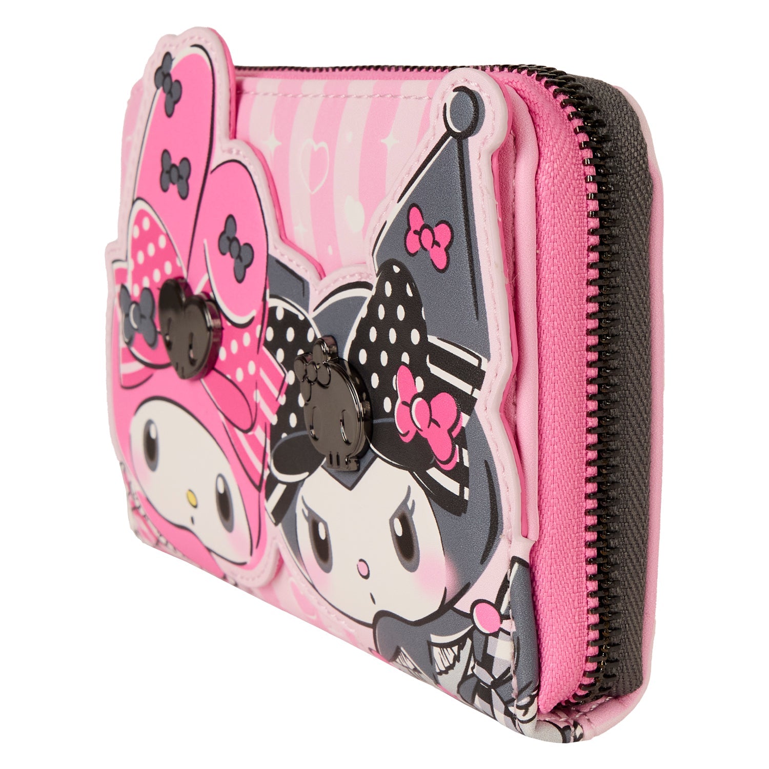 Loungefly x Sanrio My Melody and Kuromi Zip Around Wallet - GeekCore