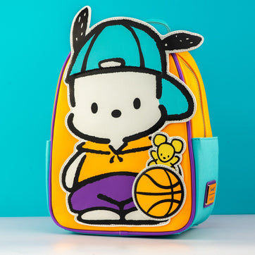 Loungefly x Sanrio Pochacco Blue Cap Cosplay Mini Backpack - GeekCore