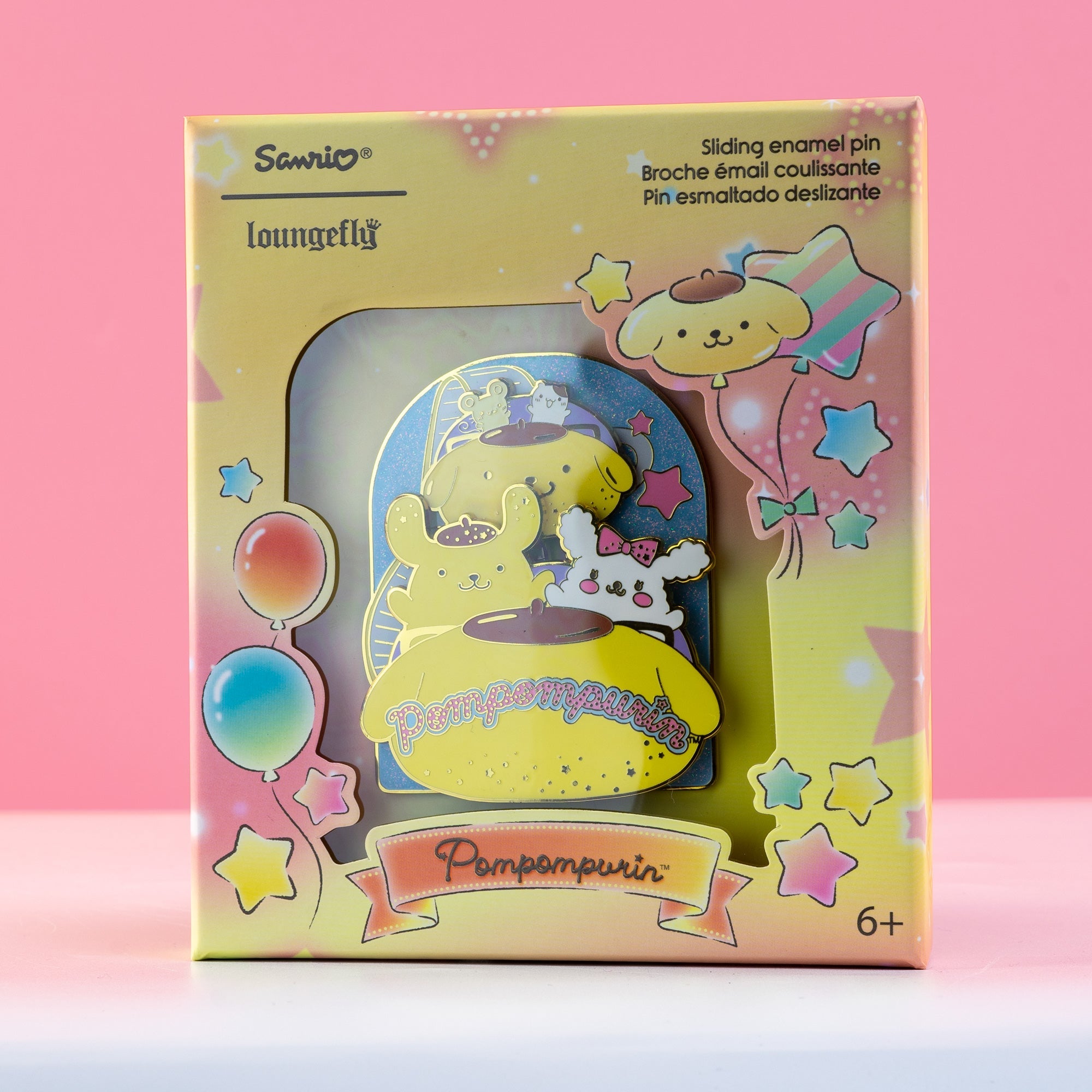 Loungefly x Sanrio Pompompurin Carnival Ride 3 Inch Pin - GeekCore