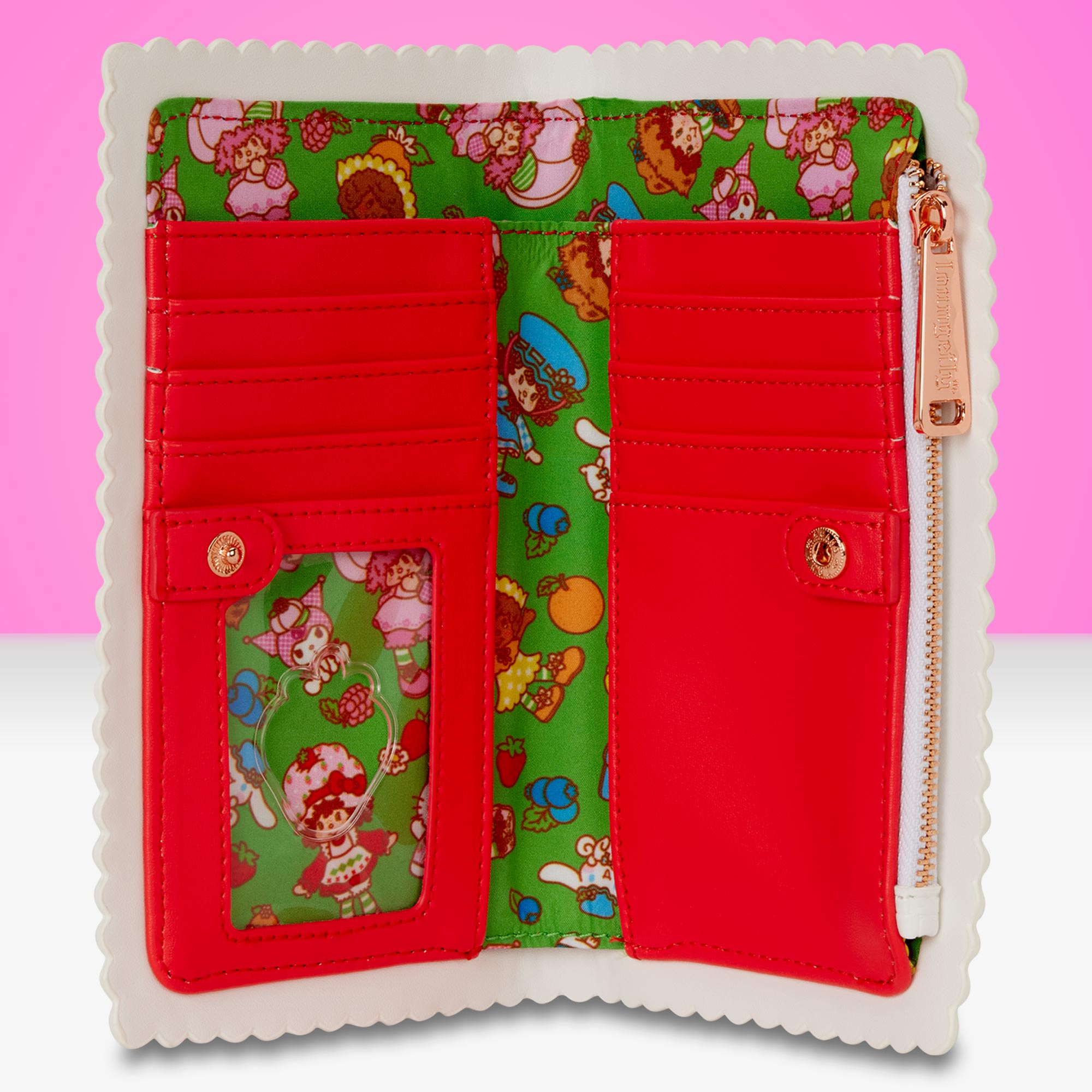 Loungefly x Sanrio x Strawberry Shortcake Flap Wallet - GeekCore