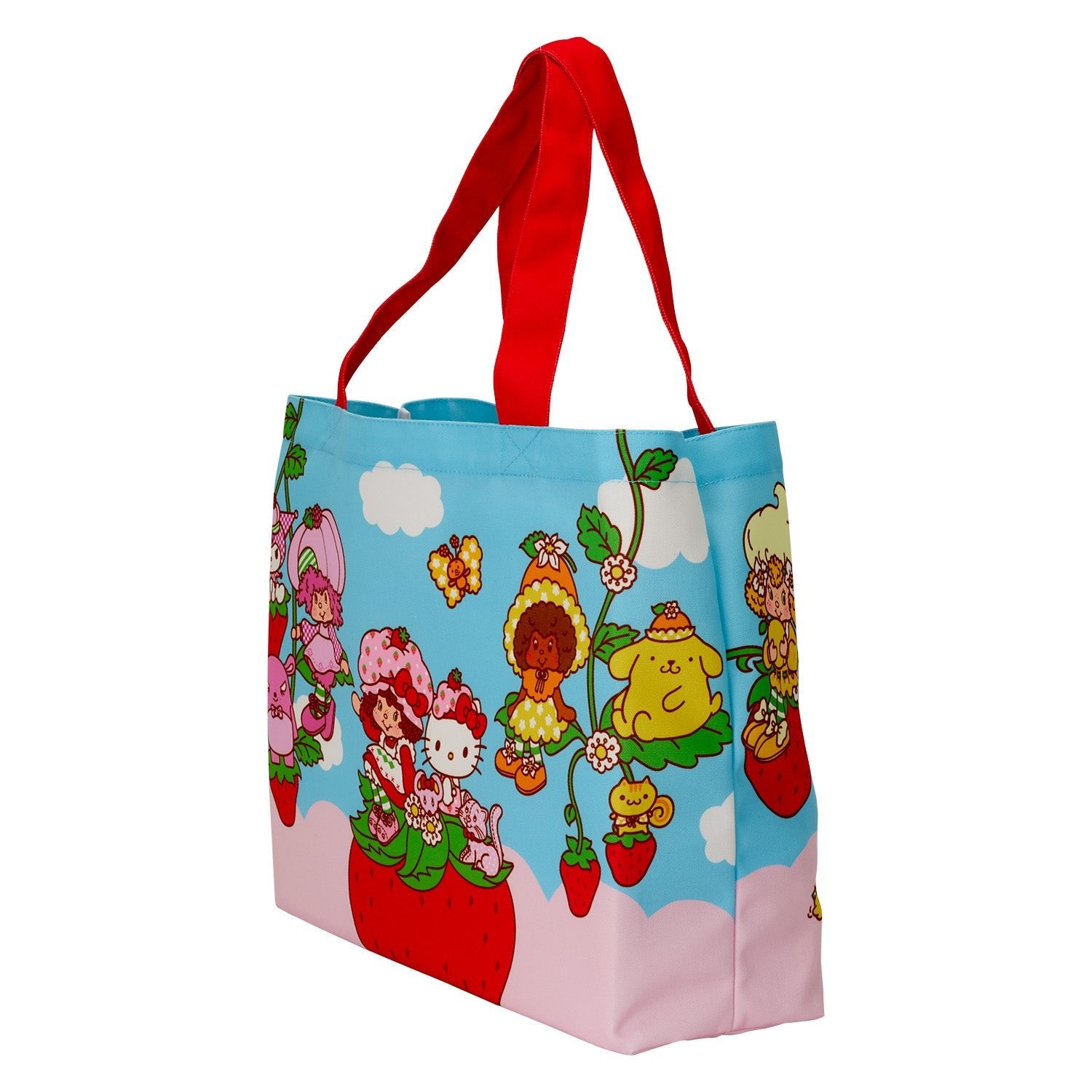 Loungefly x Sanrio x Strawberry Shortcake Oversize Canvas Tote Bag - GeekCore