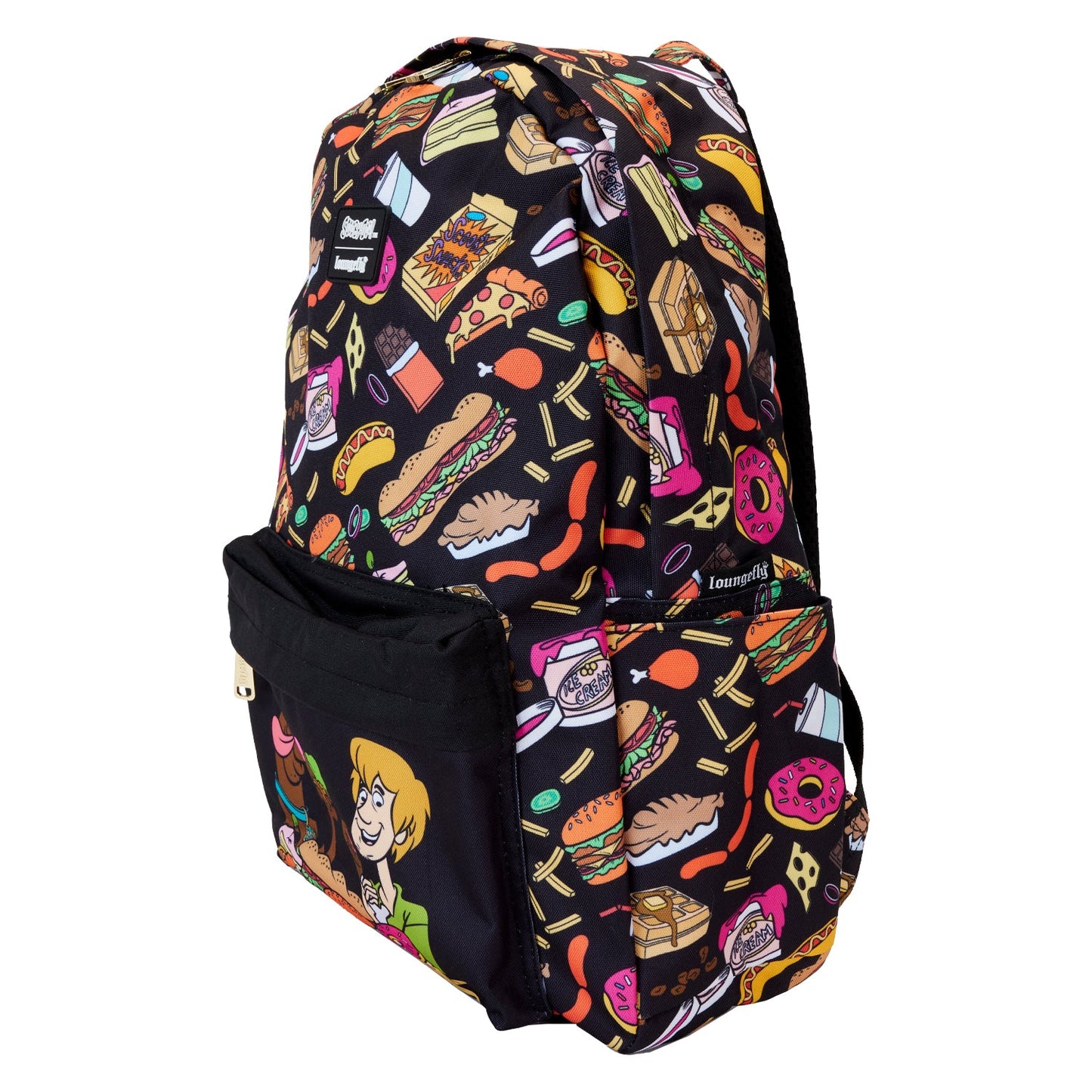 Loungefly x Scooby Doo Munchies AOP Full Size Nylon Backpack - GeekCore