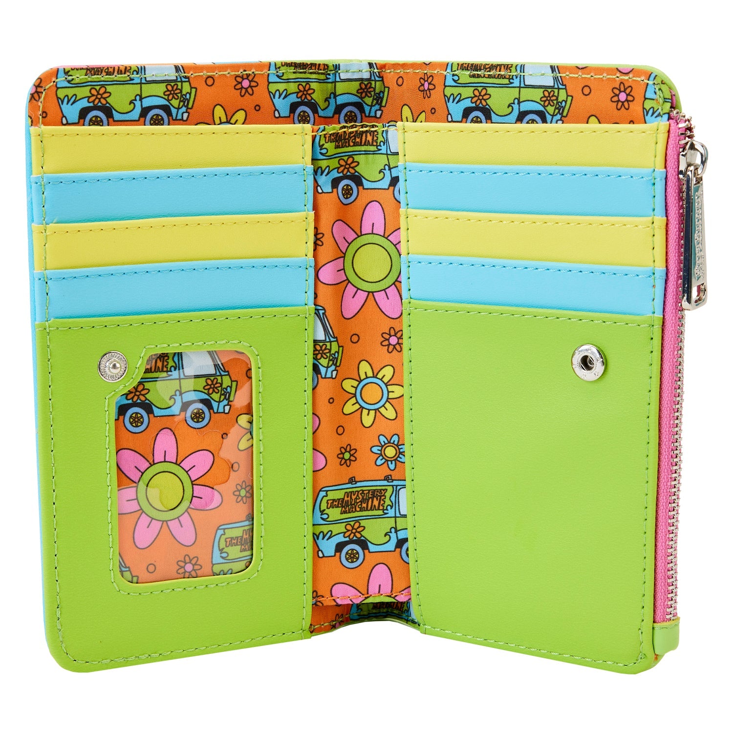 Loungefly x Scooby Doo Psychedelic Monster Chase Wallet - GeekCore