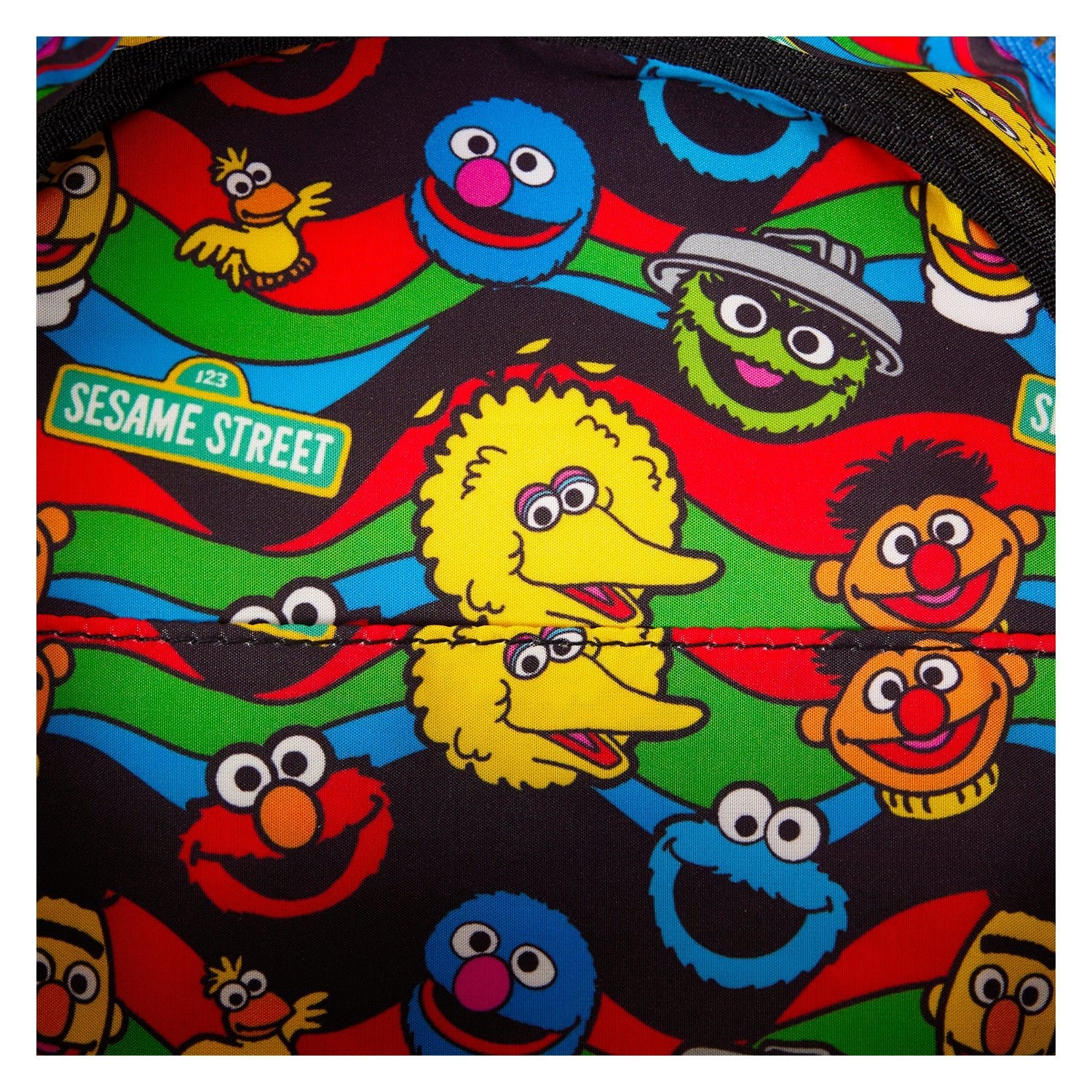 Loungefly x Sesame Street Cookie Monster Plush Mini Backpack - GeekCore