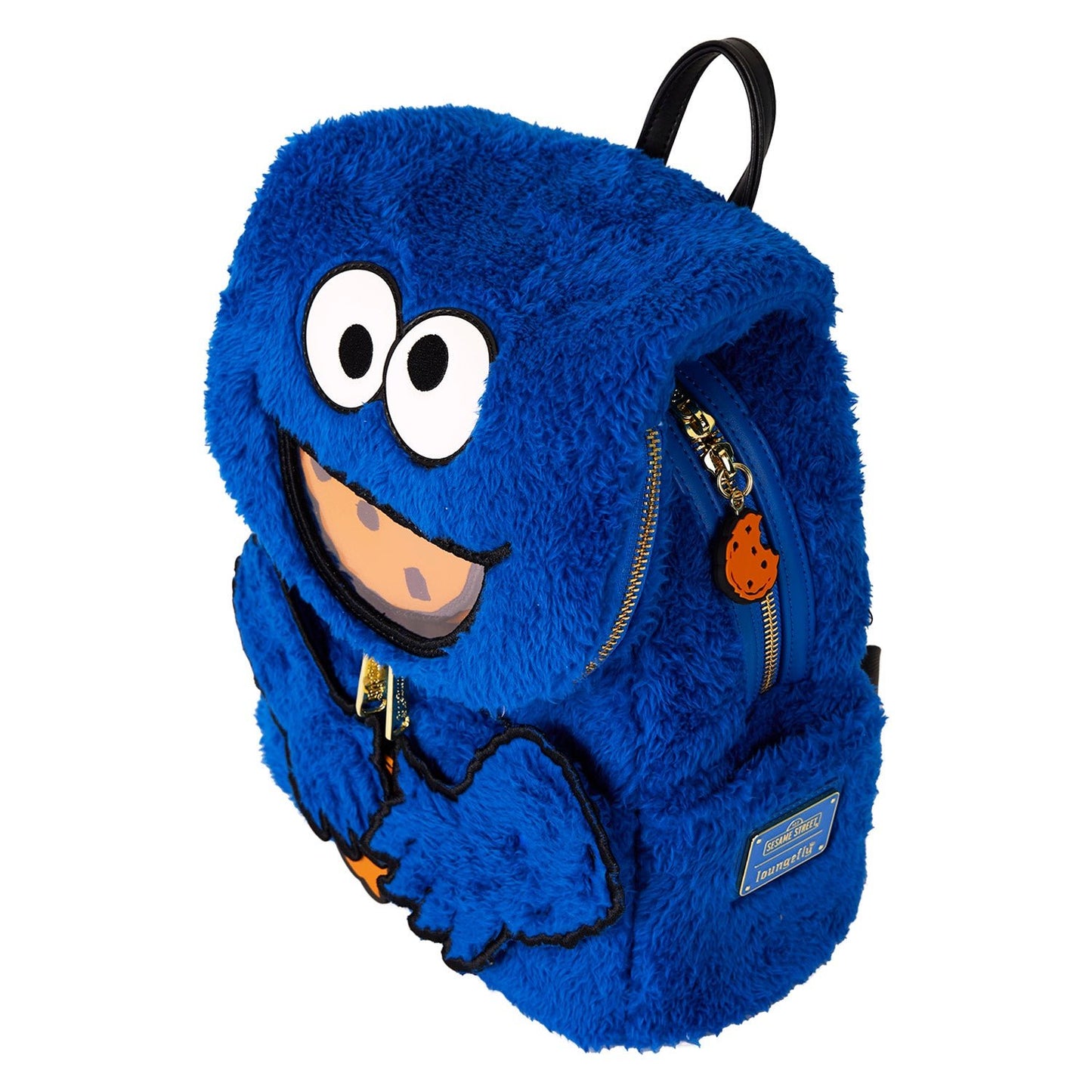 Loungefly x Sesame Street Cookie Monster Plush Mini Backpack - GeekCore