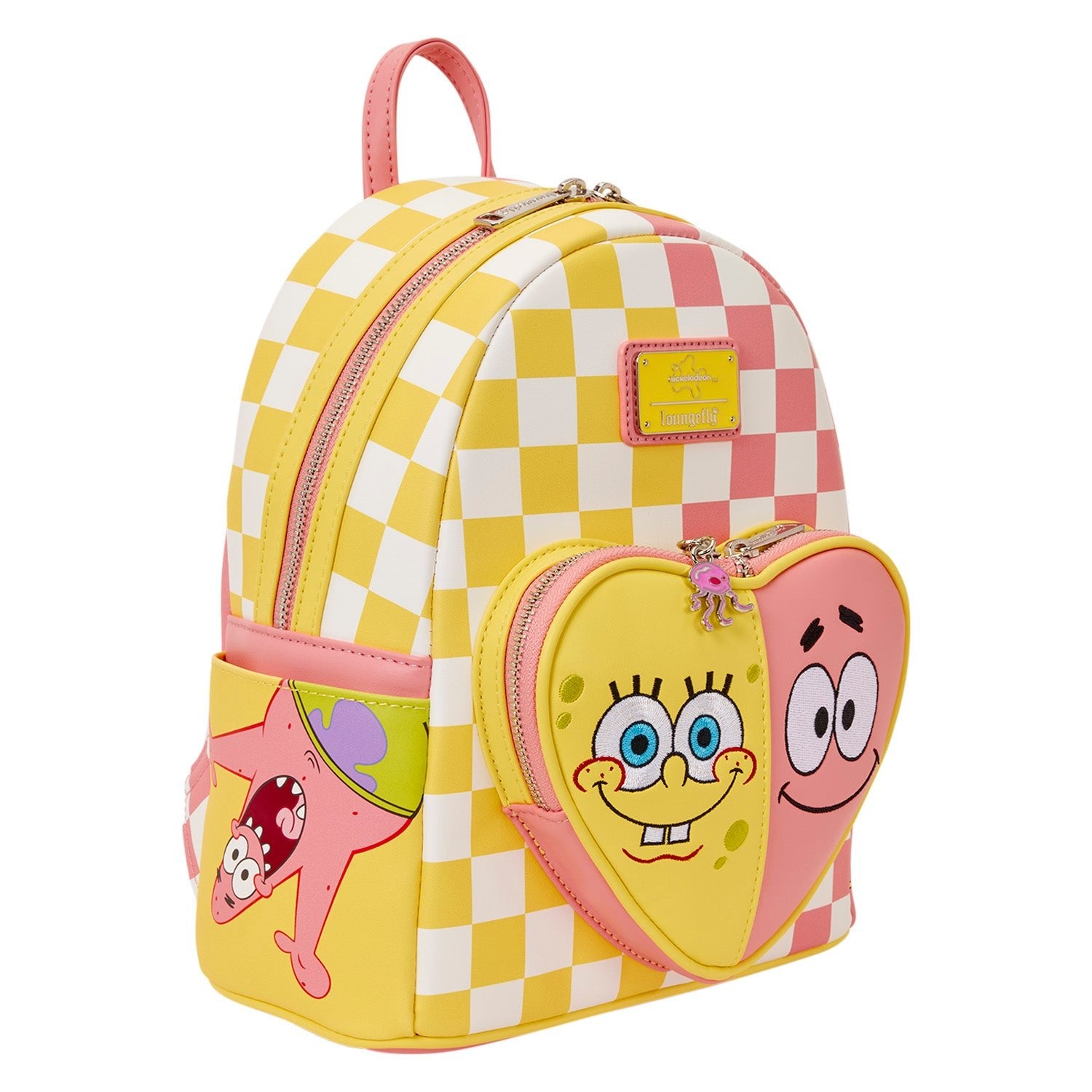 Loungefly x Spongebob Squarepants & Patrick Star Checkered Mini Backpack - GeekCore