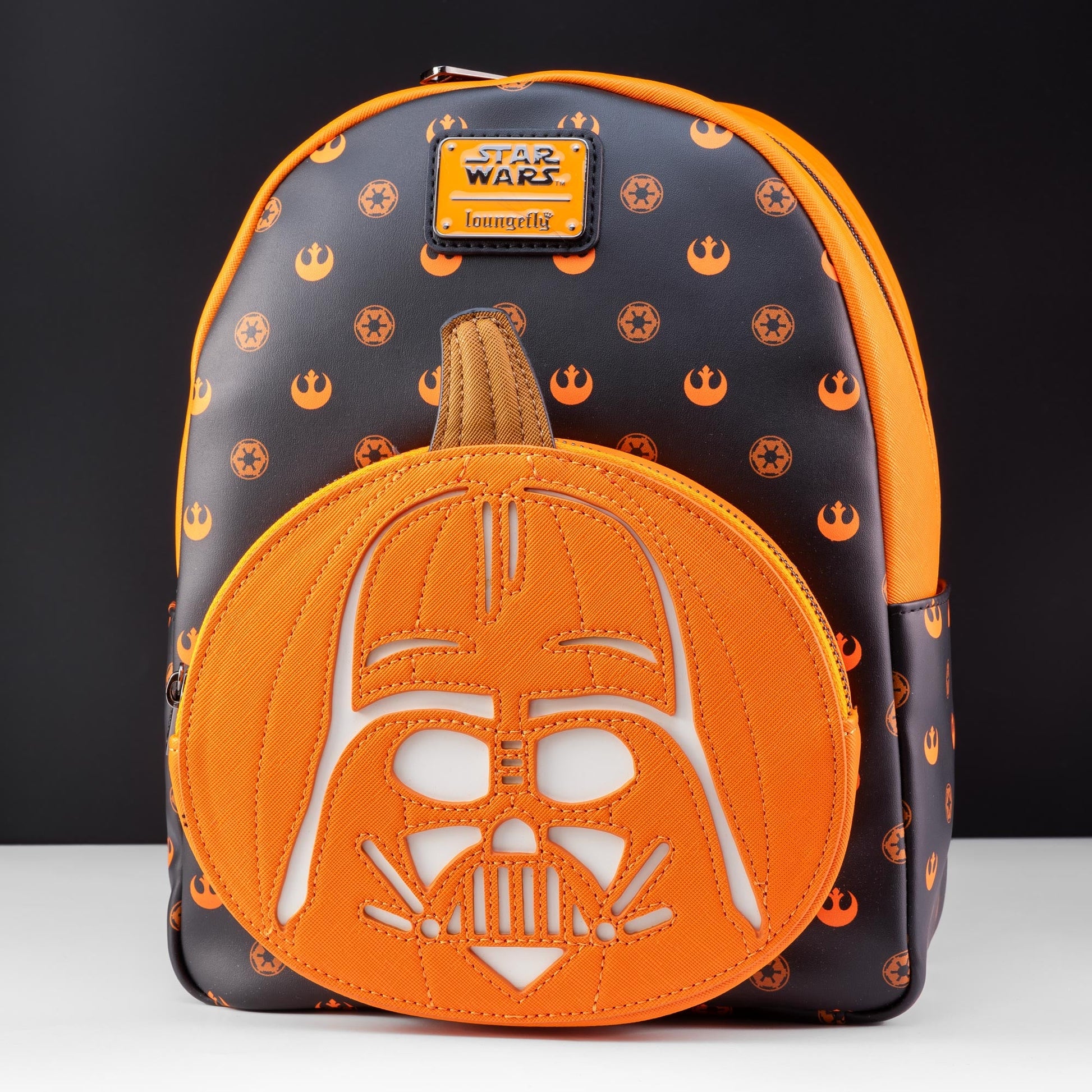 darth vader loungefly mini backpack Star Wars Cosplay Mini-Backpack The characterful carryall features stylised artwork of the Sith Lord Loungefly Star Wars Darth Vader