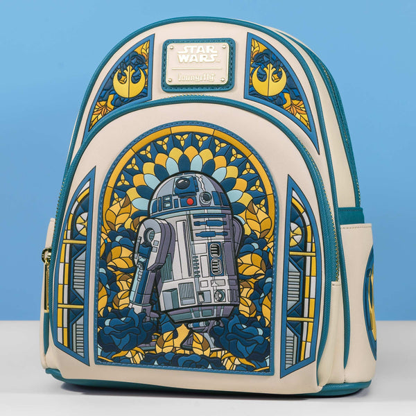 Loungefly x Star Wars R2-D2 Stained Glass Portrait Mini  display picture 2