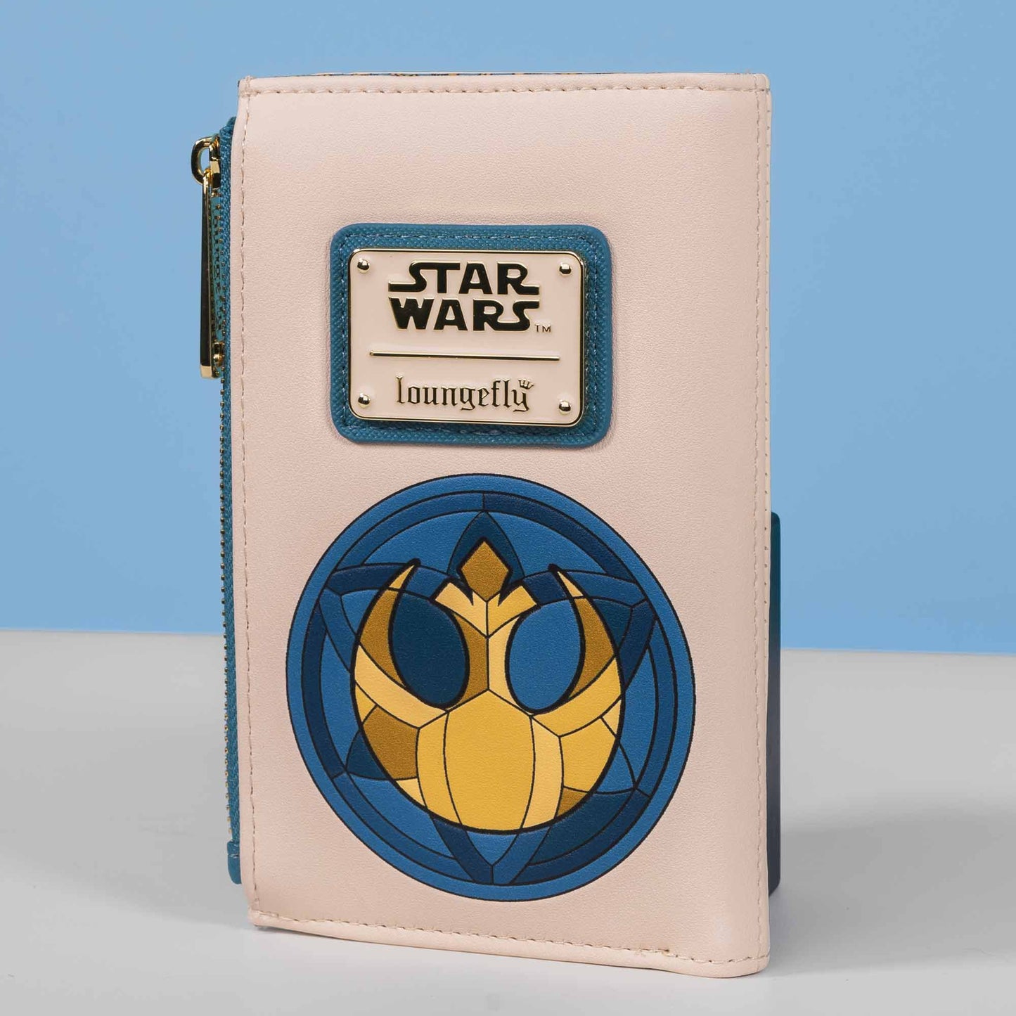 Loungefly x Star Wars R2 - D2 Stained Glass Portrait Wallet - GeekCore