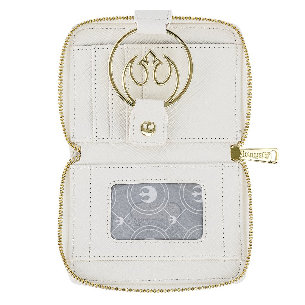 Loungefly x Star Wars Rebel White Gold Purse - GeekCore