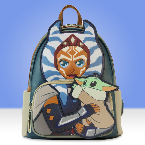 Loungefly x Star Wars The Mandalorian Ahsoka Holding Grogu Mini Backpa –  GeekCore