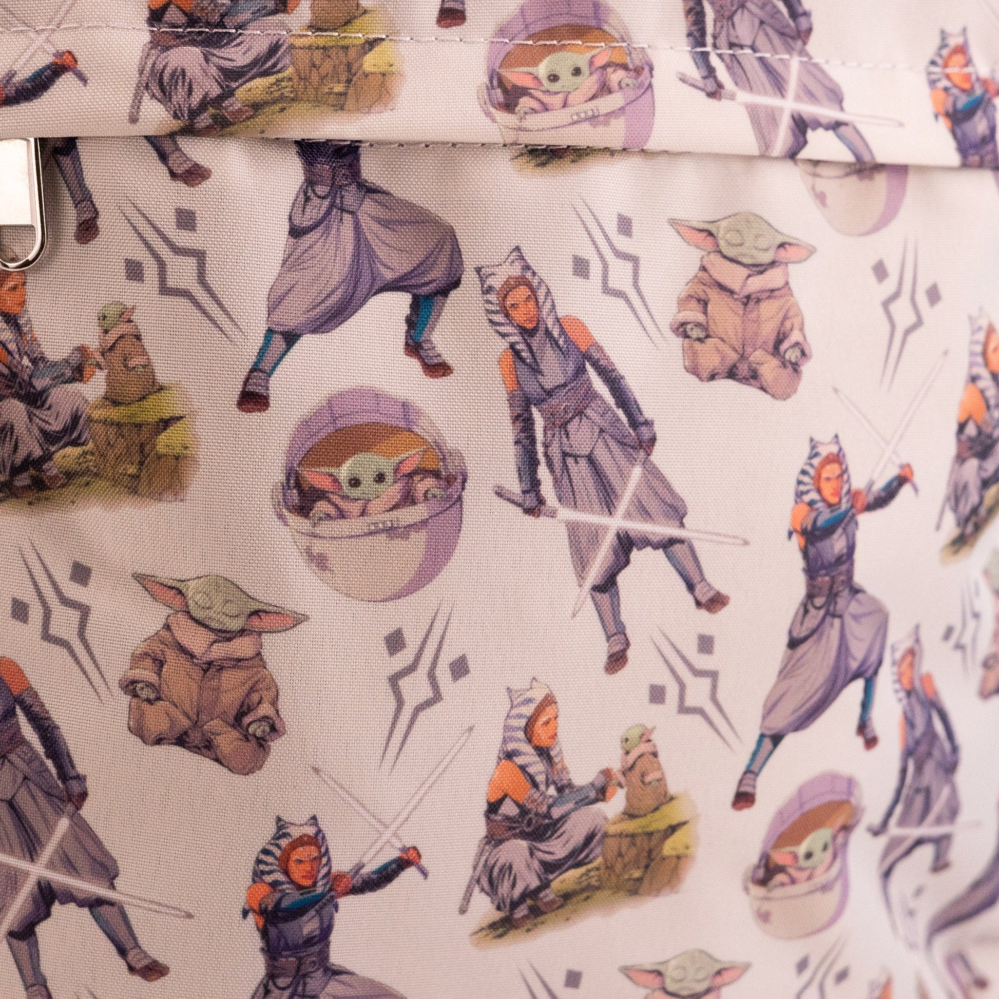 Loungefly x Star Wars The Mandalorian AOP Full Sized Nylon Backpack - GeekCore