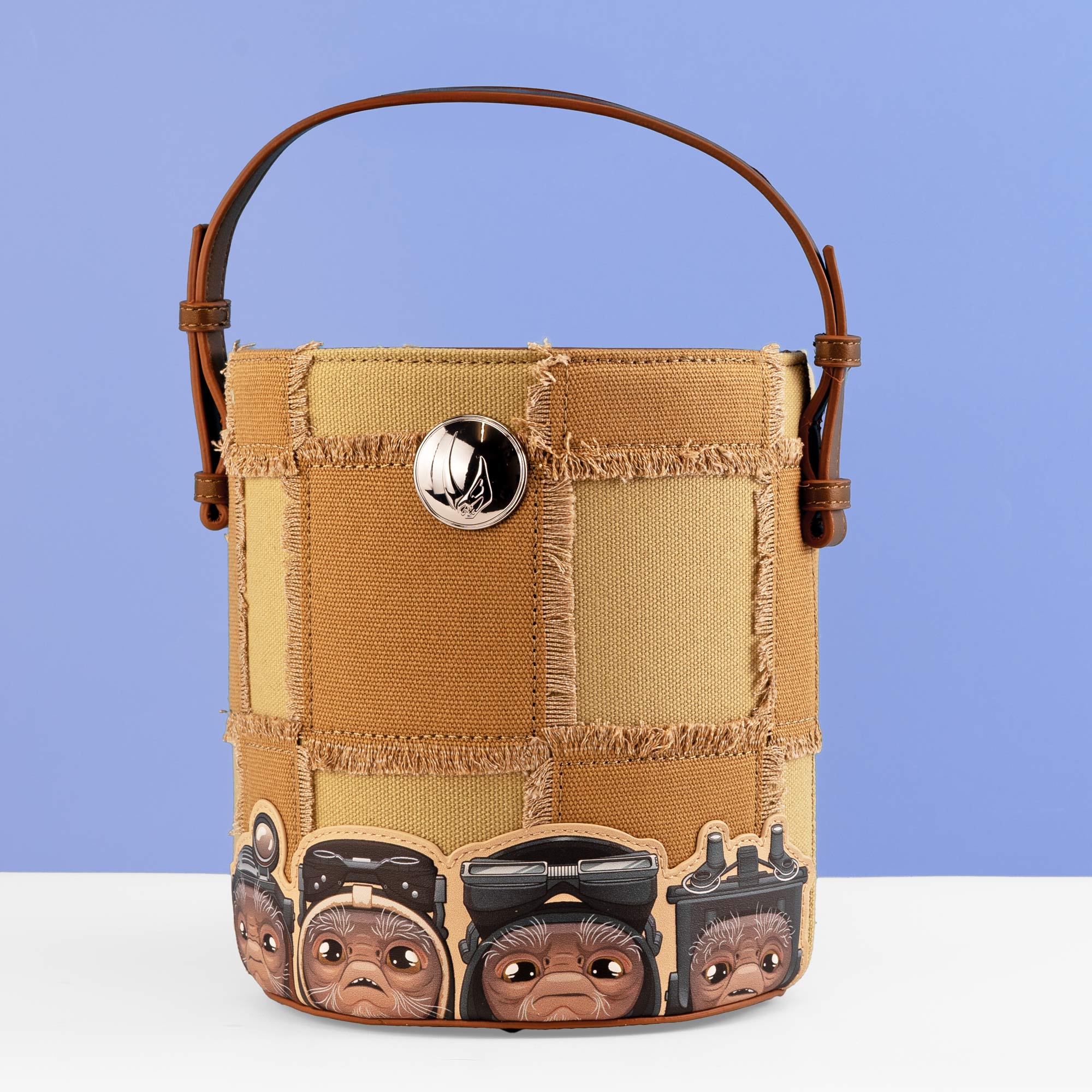 Loungefly x Star Wars The Mandalorian Grogu & Anzellan Crossbody Bag - GeekCore