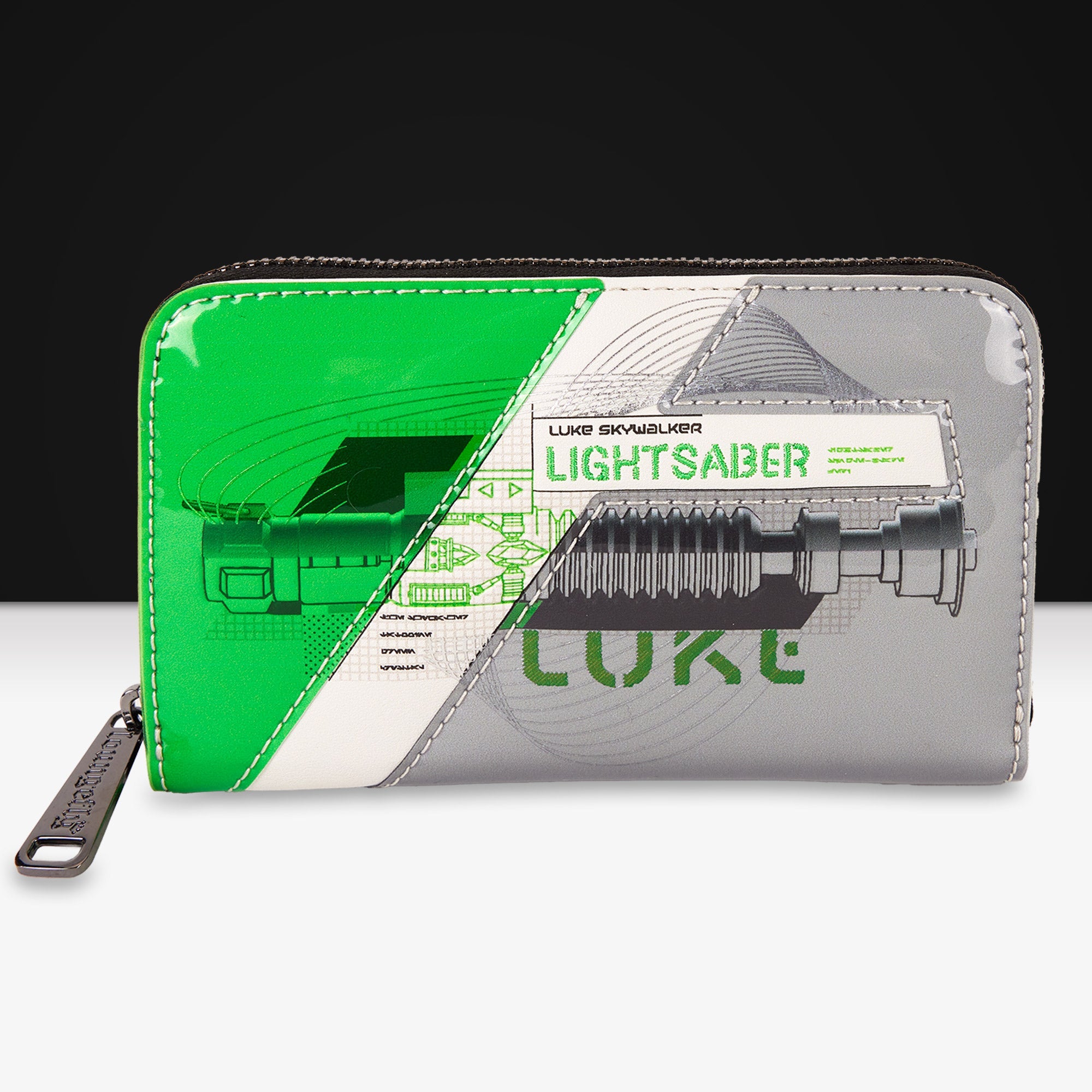 Loungefly x Star Wars: The Power of the Force Luke Skywalker Zip Around Wallet - GeekCore