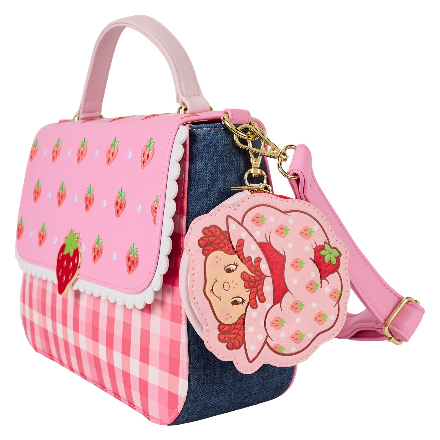 Loungefly x Strawberry Shortcake Crossbody Bag With Coin Bag - GeekCore