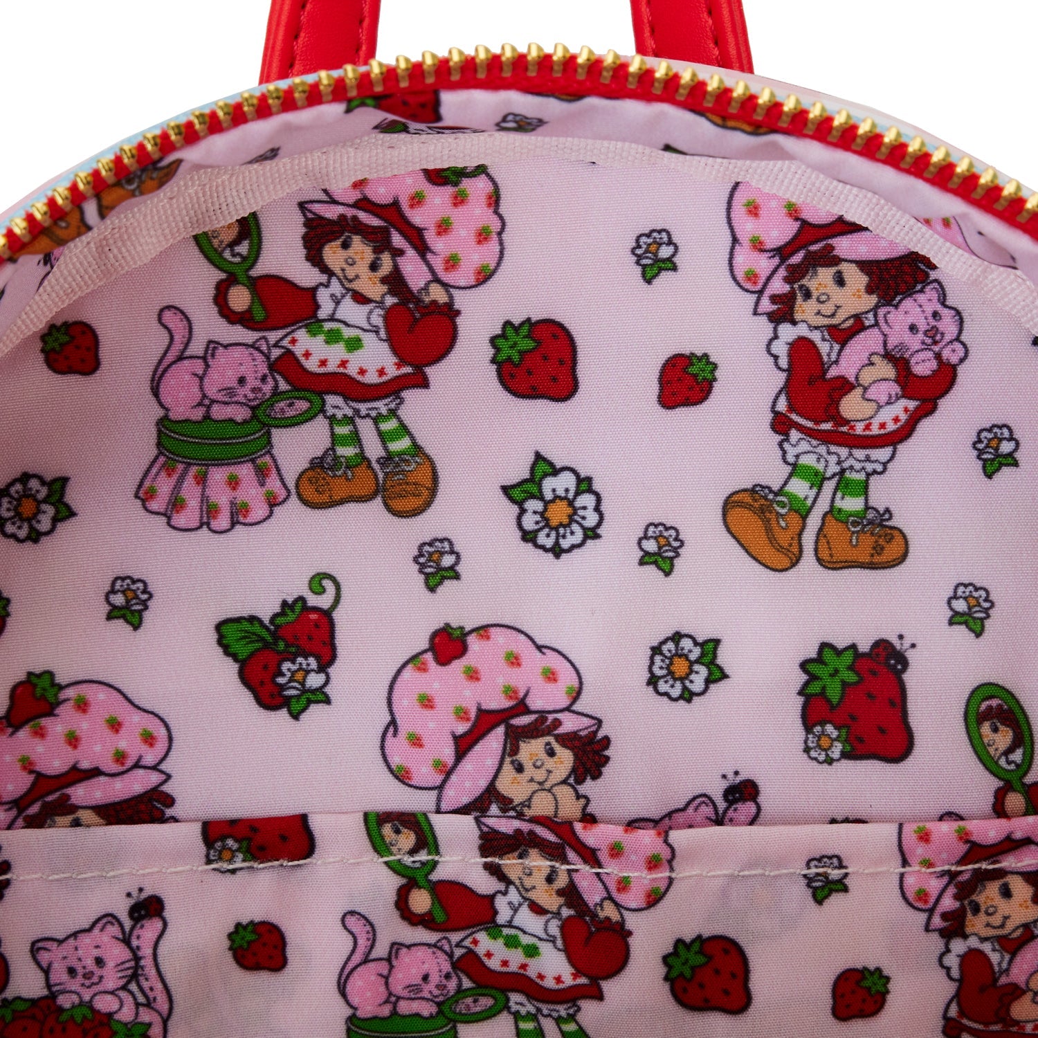 Loungefly x Strawberry Shortcake Denim Pocket Mini Backpack - GeekCore